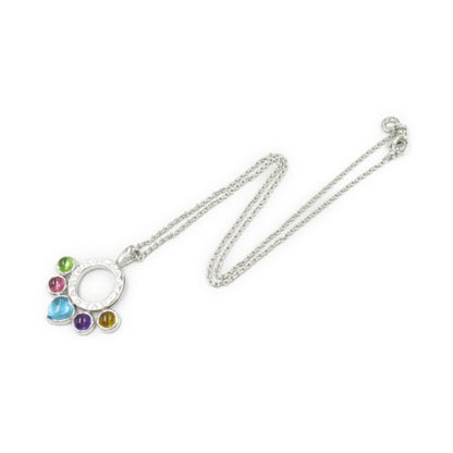 アレグラ マルチ ネックレス ネックレス K18WG（ホワイトゴールド） マルチカラー ブルガリ アクセサリー BVLGARI