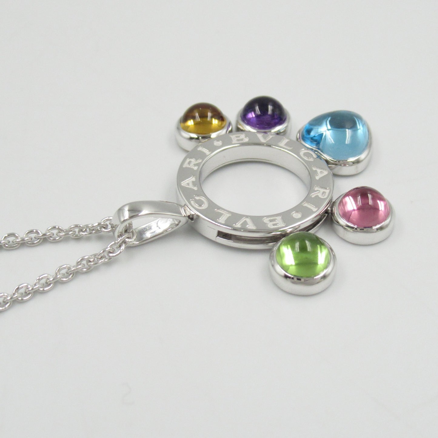アレグラ マルチ ネックレス ネックレス K18WG（ホワイトゴールド） マルチカラー ブルガリ アクセサリー BVLGARI