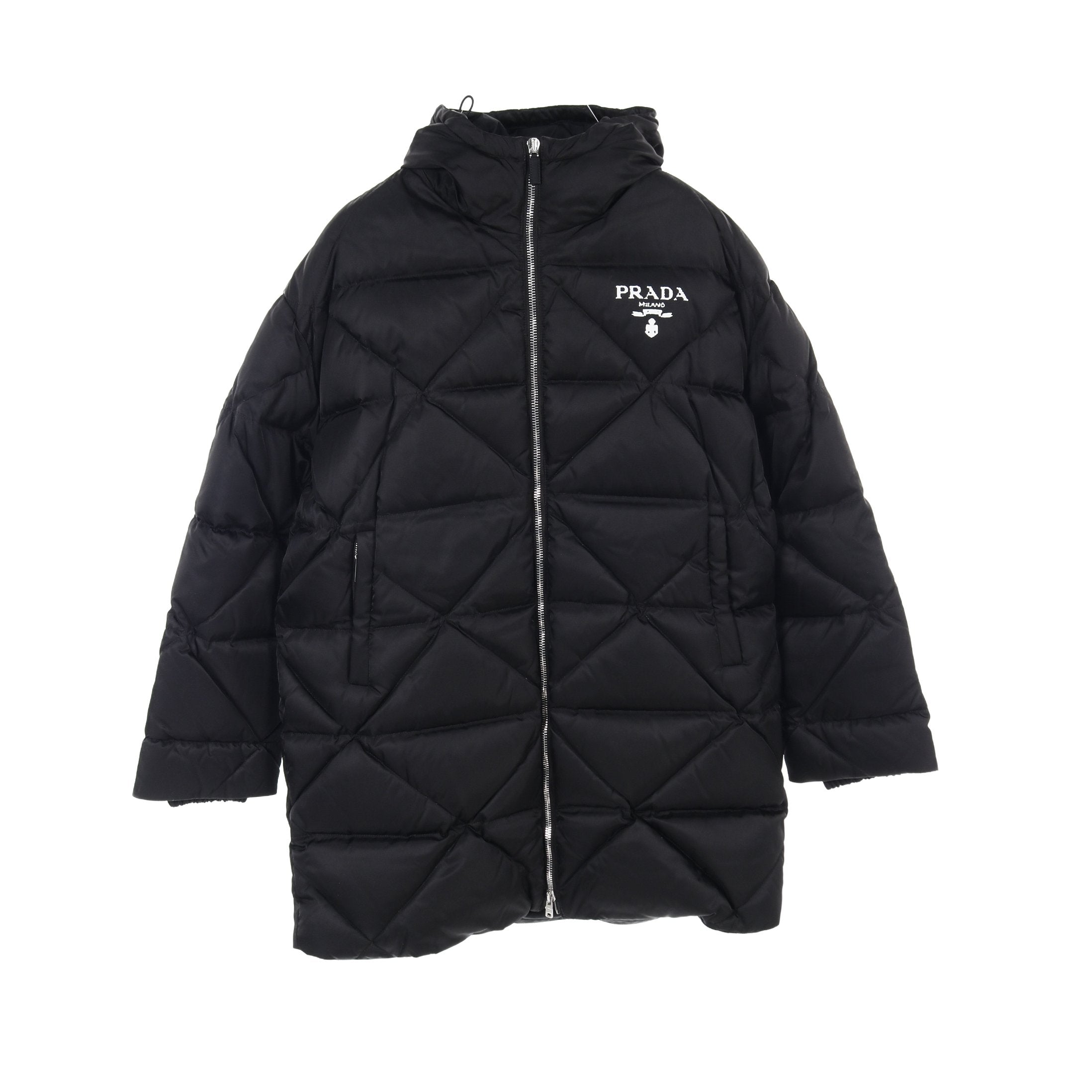 PRADA ブラック ダウンジャケット キルティング