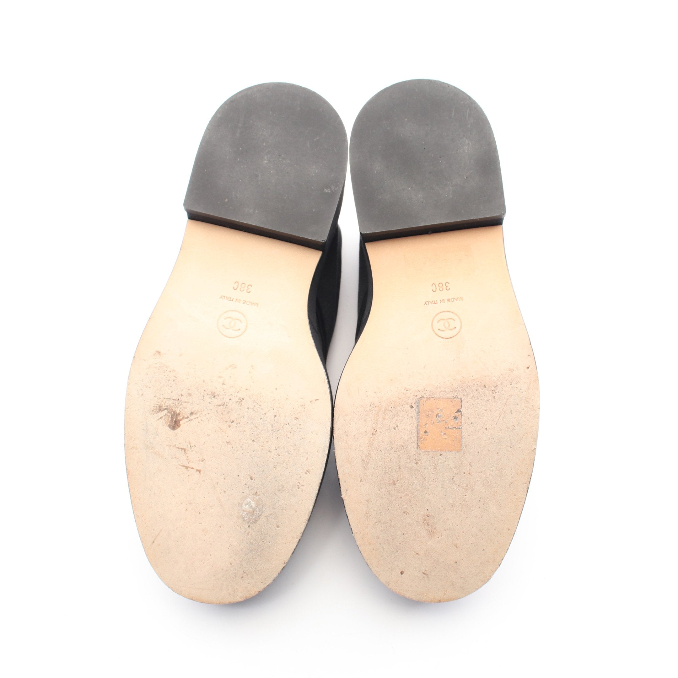 ココマーク レースアップ ショート ブーツ ファブリック ブラック