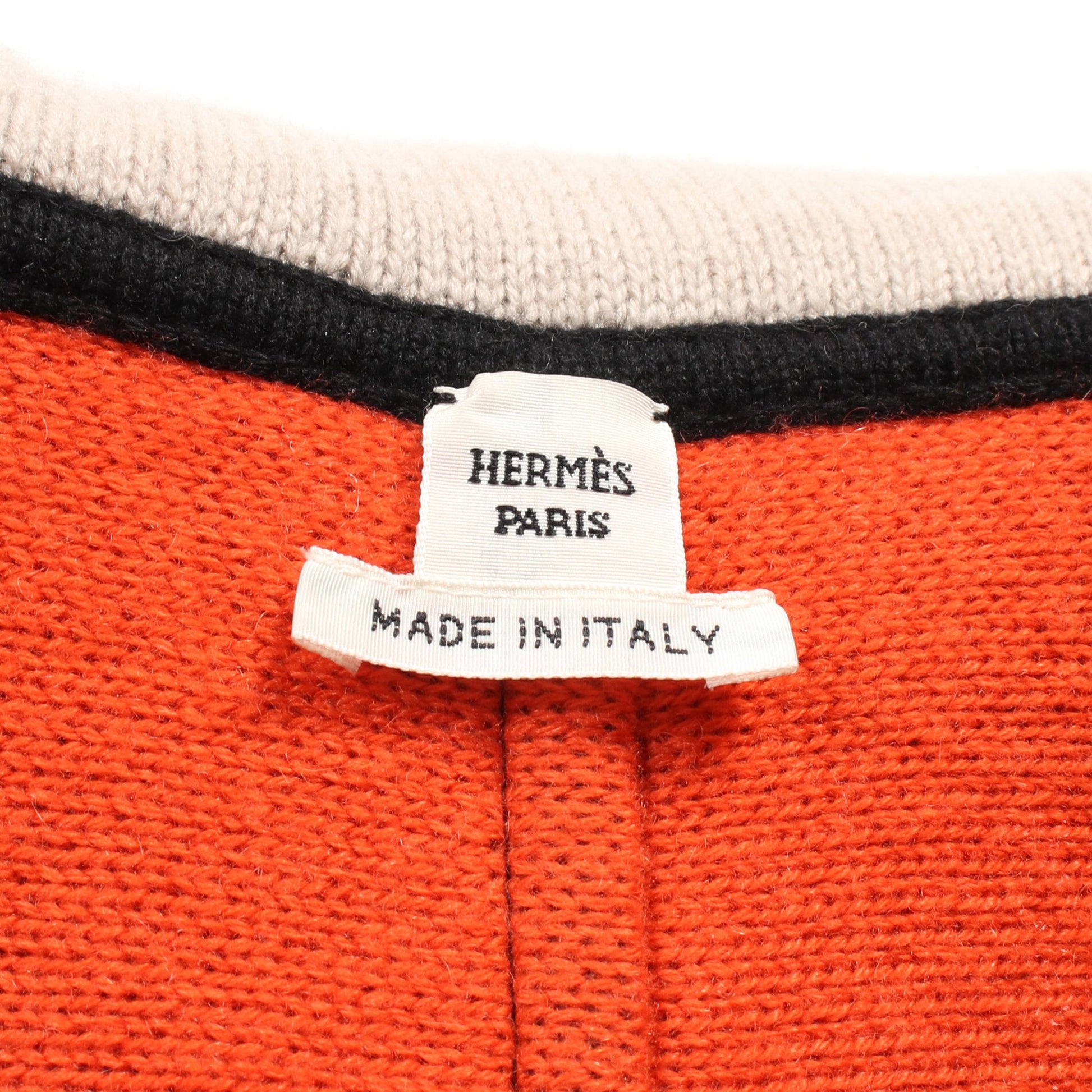 ニットパーカー カーディガン ジャケット カシミヤ ブラック オレンジ ベージュ エルメス アウター HERMES