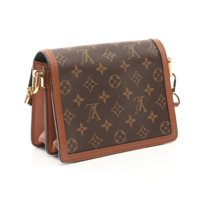 ドーフィーヌ MINI モノグラムリバース ショルダーバッグ PVC レザー ブラウン ベージュ ルイヴィトン バッグ LOUIS VUITTON