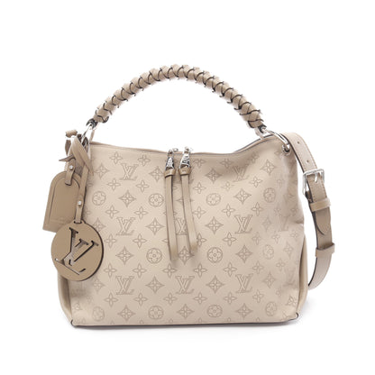 ボーヴル ホーボー マヒナ ガレ ハンドバッグ レザー グレーベージュ 2WAY ルイヴィトン バッグ LOUIS VUITTON
