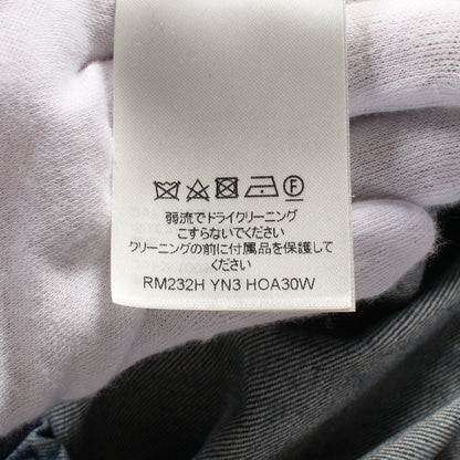 LV × YK オールオーバーパンプキンドット ジップアップ デニムジャケット コットン ブルー 草間彌生 23AW ルイヴィトン アウター LOUIS VUITTON