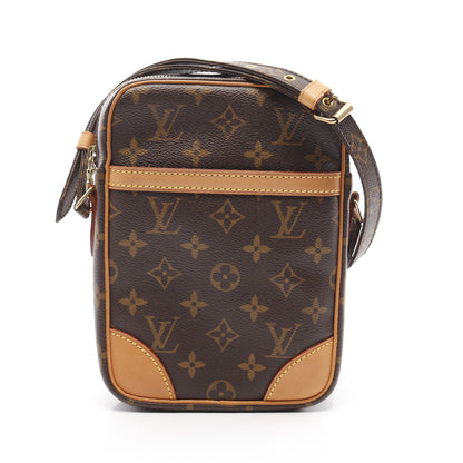 ダヌーブ モノグラム ショルダーバッグ PVC レザー ブラウン ルイヴィトン バッグ LOUIS VUITTON