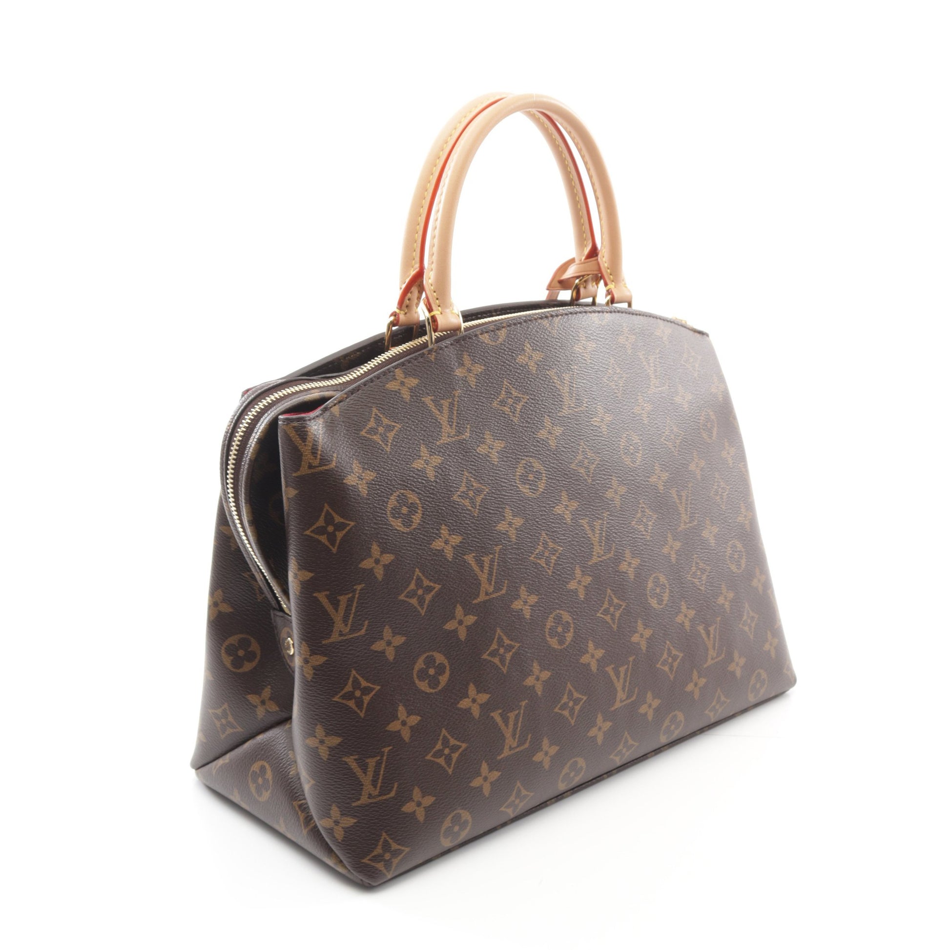 グラン パレMM モノグラム ハンドバッグ PVC レザー ブラウン 2WAY ルイヴィトン バッグ LOUIS VUITTON