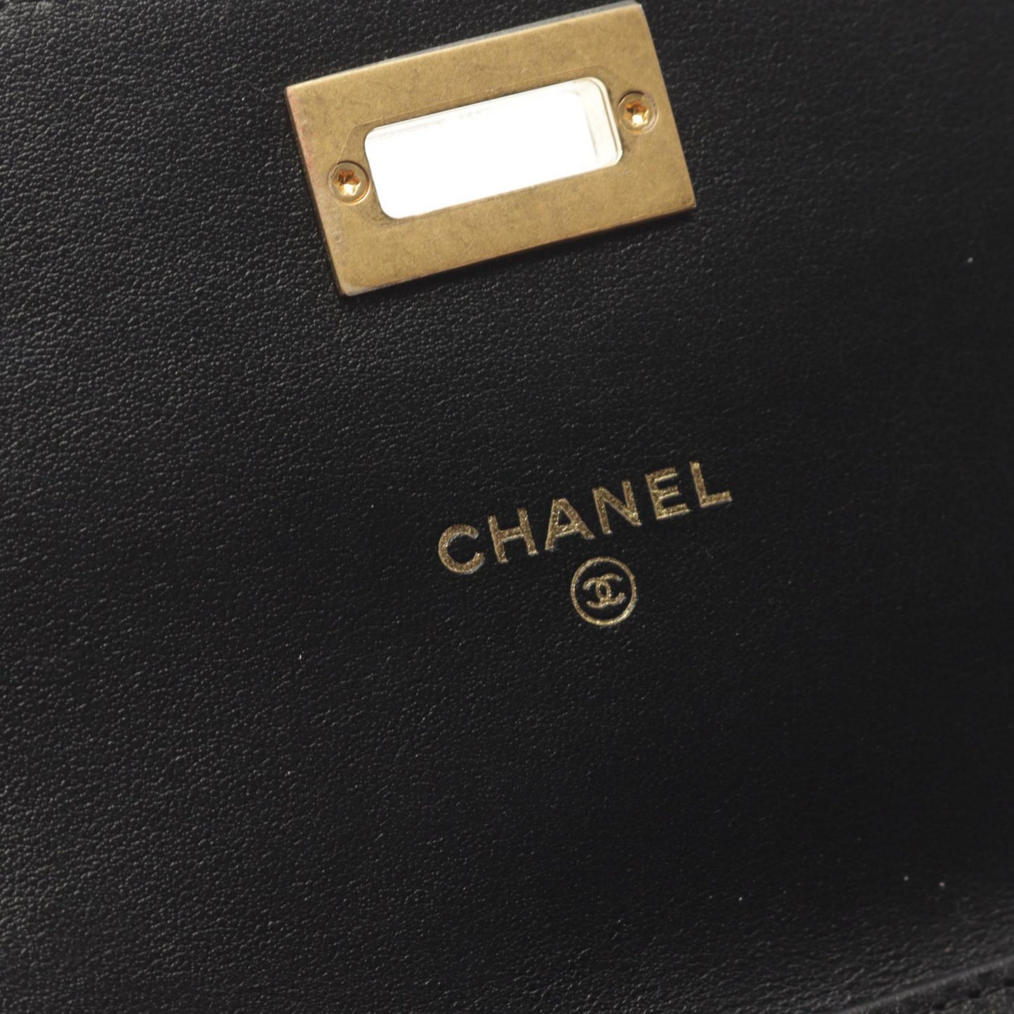 2.55 マトラッセ チェーンウォレット レザー ブラック ゴールド金具 シャネル バッグ CHANEL