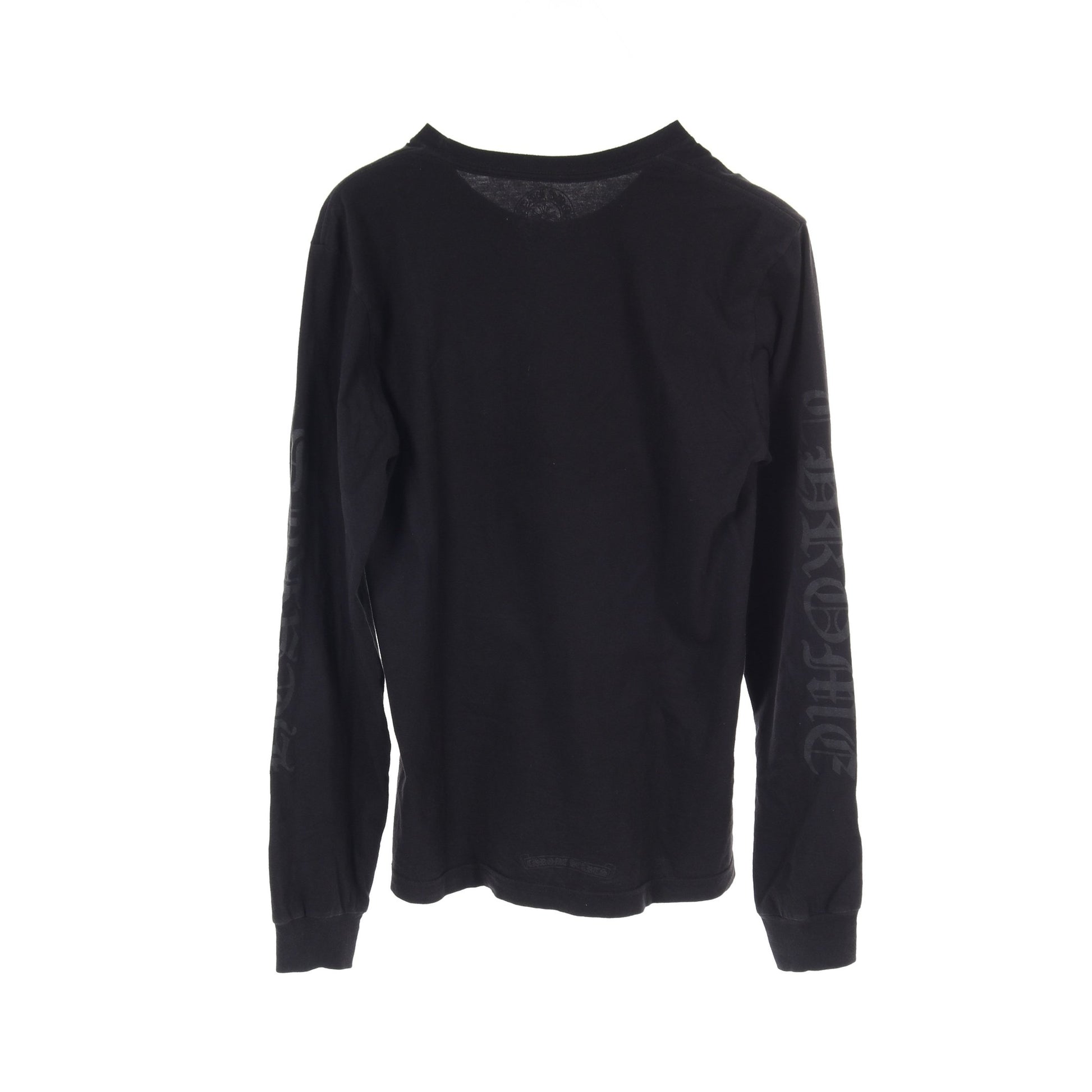 Neck Logo L/S Tee Tシャツ クルーネック 長袖 コットン ブラック 