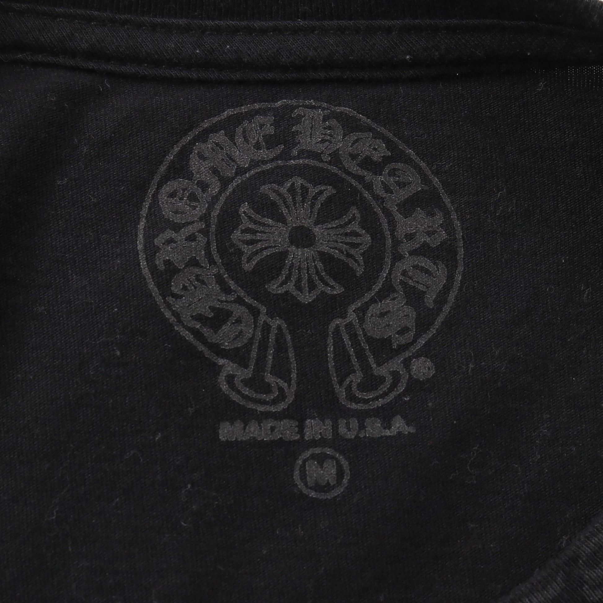Neck Logo L/S Tee Tシャツ クルーネック 長袖 コットン ブラック 