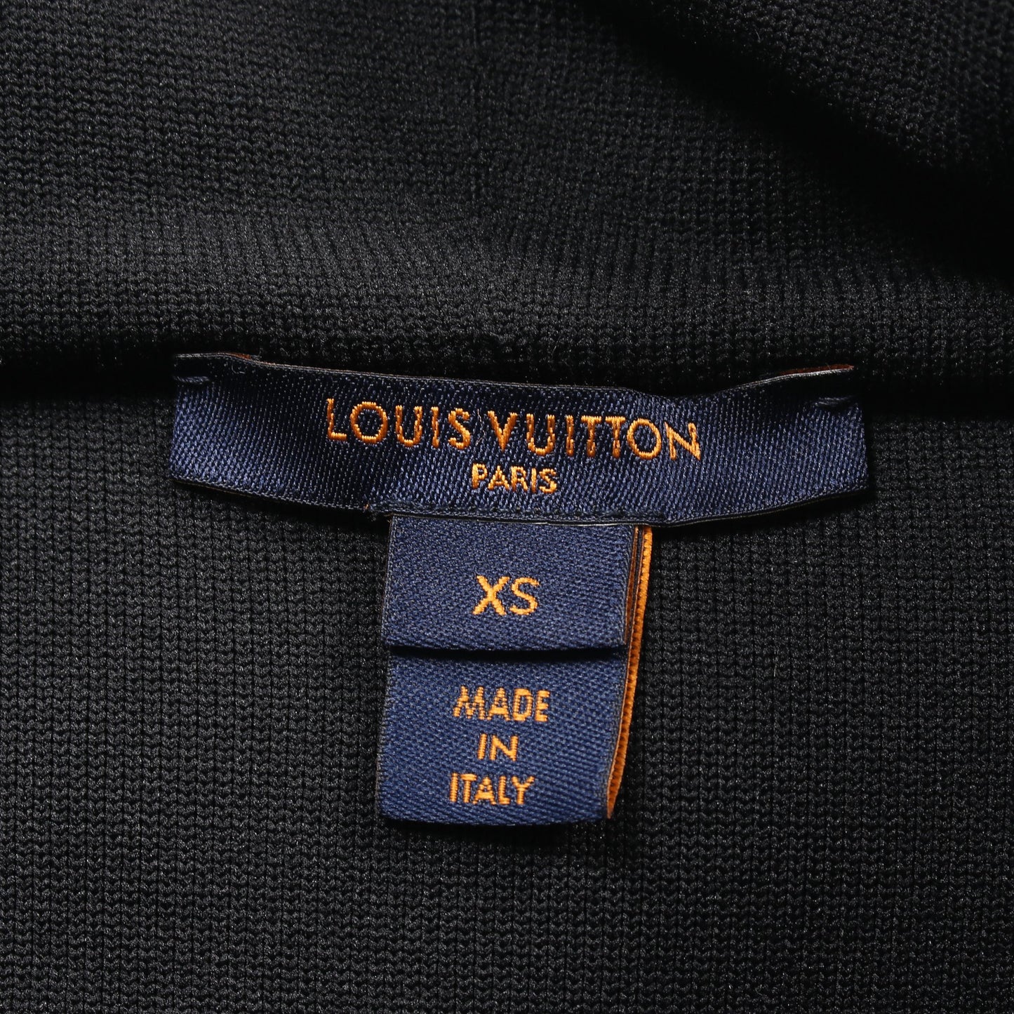 モノグラム ジップアップパーカー ニット ジャケット シルク ナイロン ブラック ベージュ 21AW ルイヴィトン アウター LOUIS VUITTON
