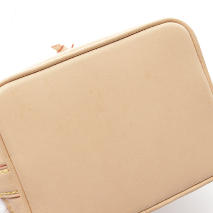 ナノ ノエ モノグラムジャガード チェーンハンドバッグ キャンバス レザー オフホワイト ルイヴィトン バッグ LOUIS VUITTON