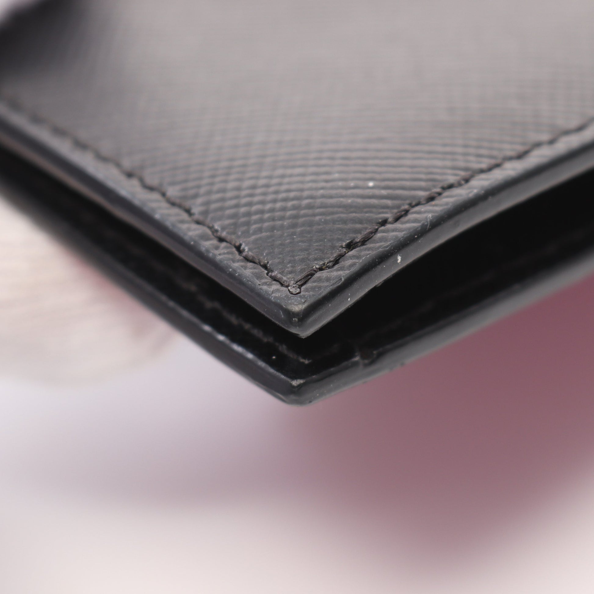 カードケース 名刺入れ レザー ブラック ピンクパープル ロゴ マルニ 財布・小物 MARNI