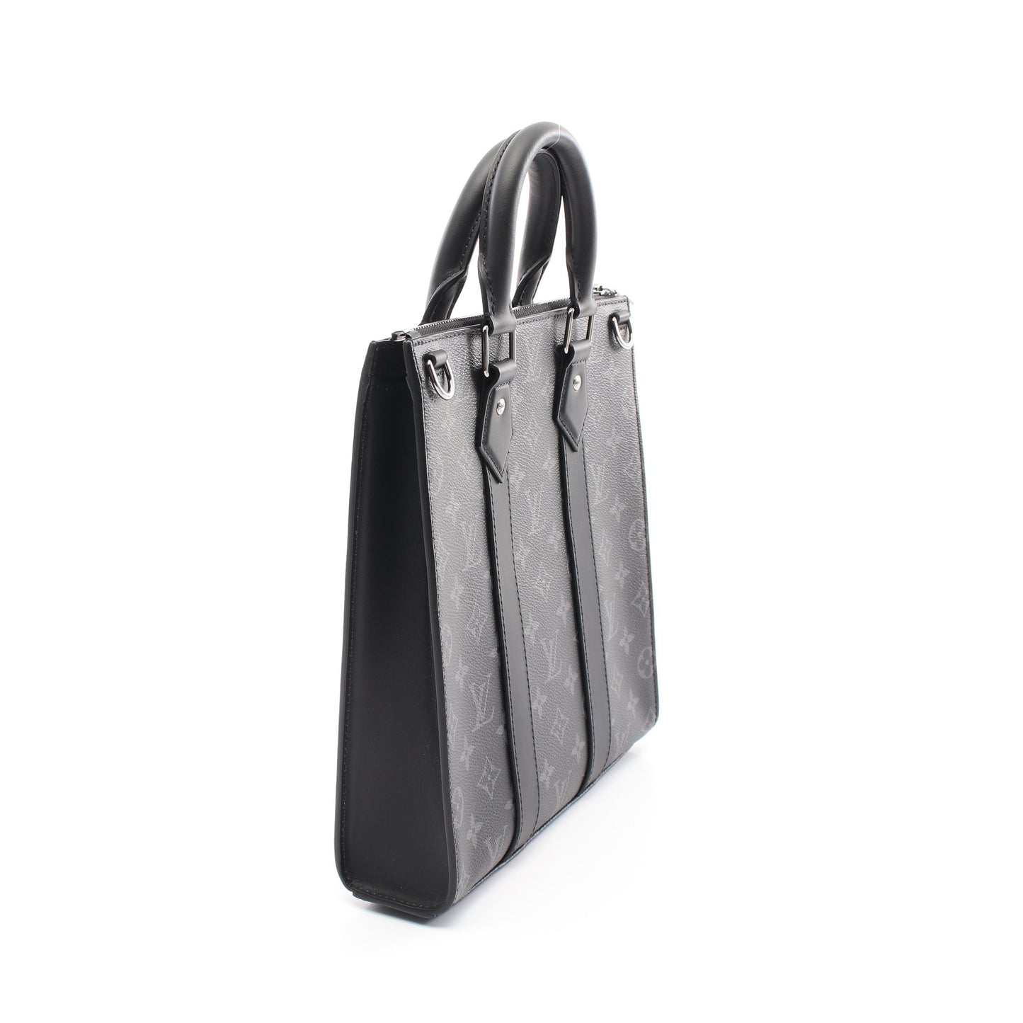サックプラ クロス モノグラムエクリプス ハンドバッグ PVC レザー ブラック 2WAY ルイヴィトン バッグ LOUIS VUITTON