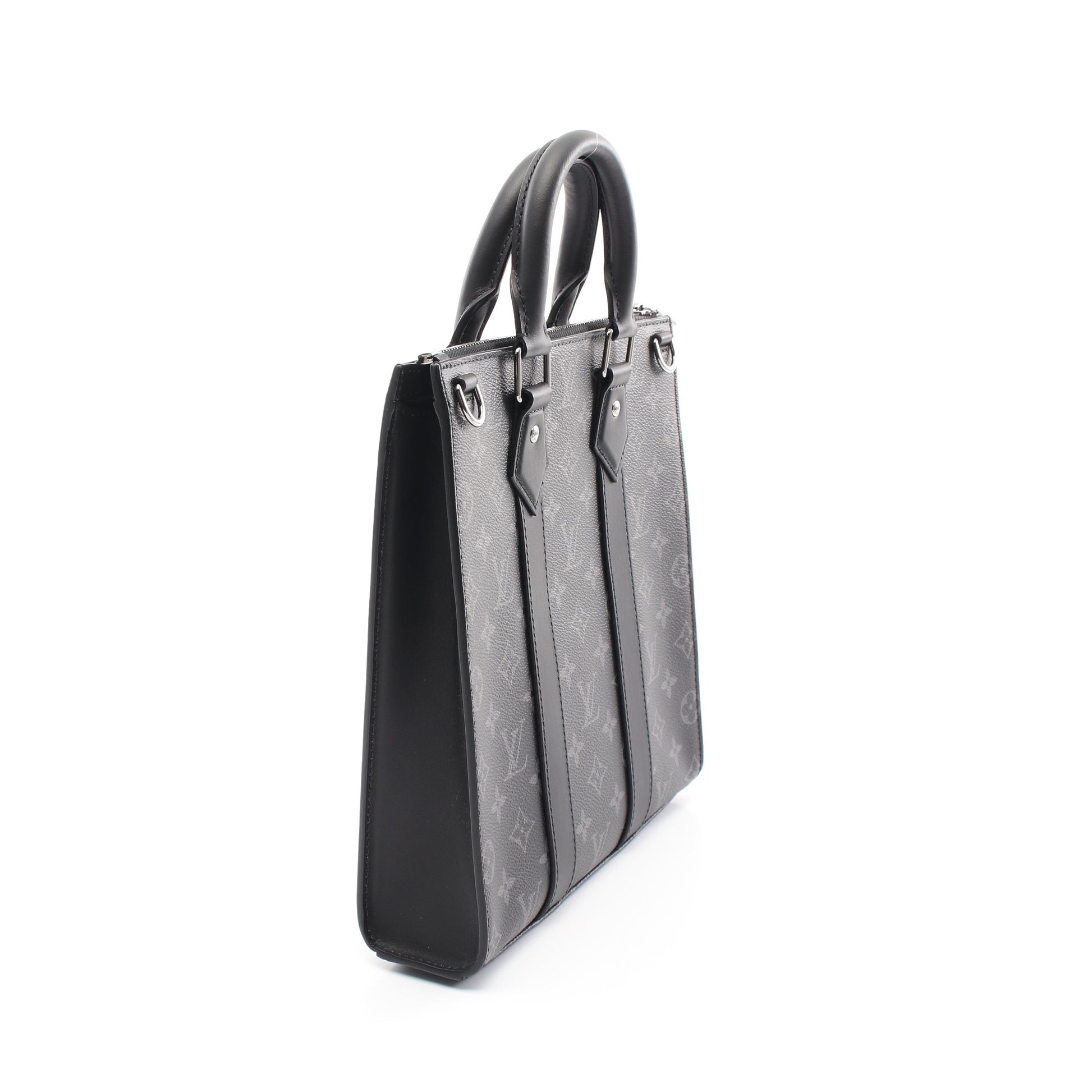 サックプラ クロス モノグラムエクリプス ハンドバッグ PVC レザー ブラック 2WAY ルイヴィトン バッグ LOUIS VUITTON