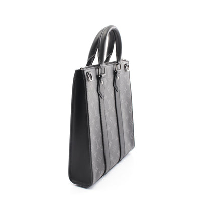 サックプラ クロス モノグラムエクリプス ハンドバッグ PVC レザー ブラック 2WAY ルイヴィトン バッグ LOUIS VUITTON