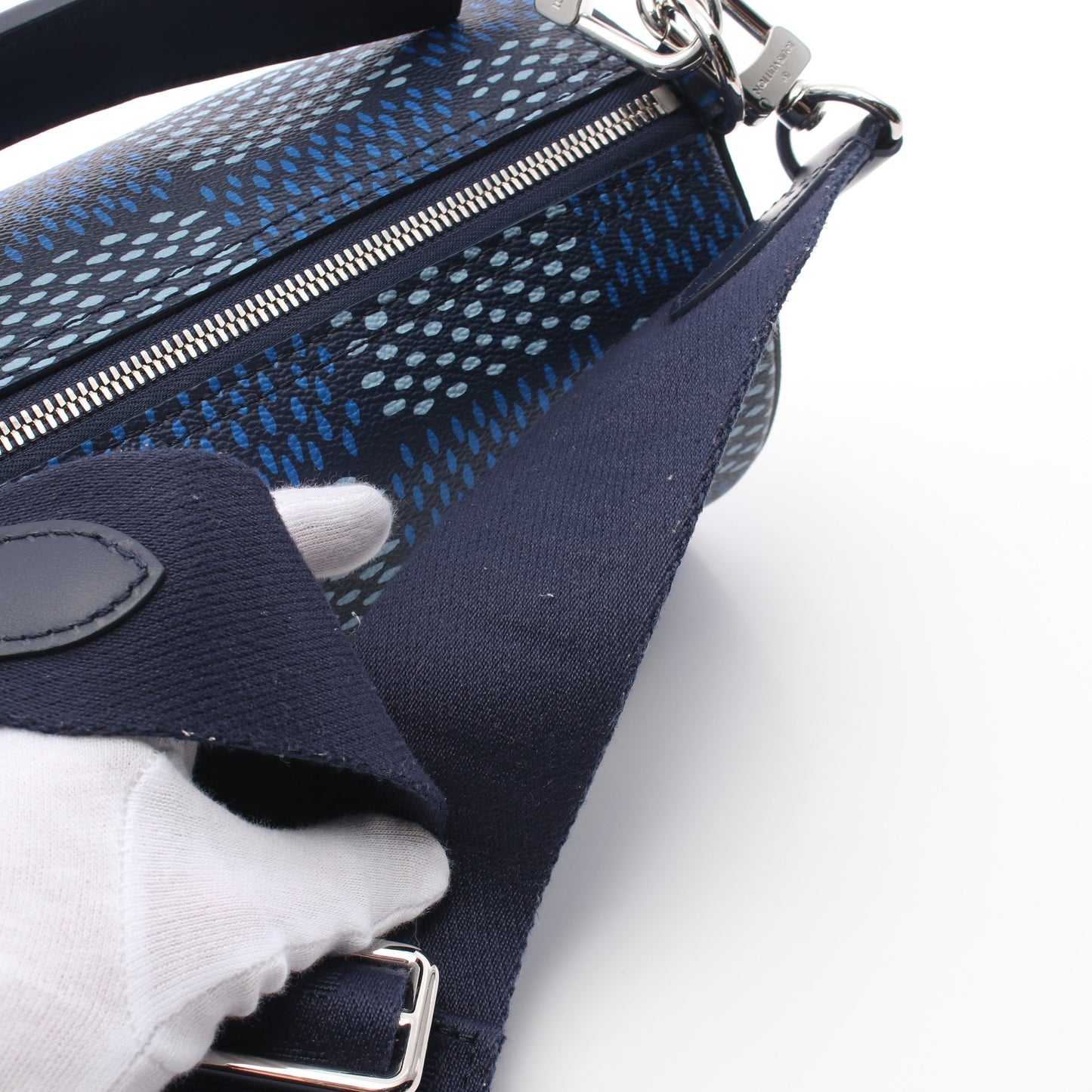 ソフト ポロションPM ダミエヘリテージ ハンドバッグ PVC レザー ダークネイビー マルチカラー 2WAY ルイヴィトン バッグ LOUIS VUITTON