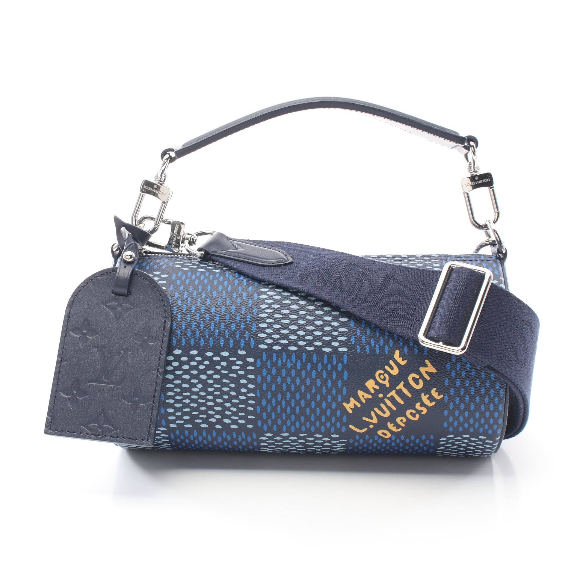 ソフト ポロションPM ダミエヘリテージ ハンドバッグ PVC レザー ダークネイビー マルチカラー 2WAY ルイヴィトン バッグ LOUIS VUITTON