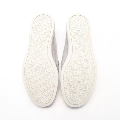 オブリーク ローファー スエード ファブリック グレー ホワイト ディオール シューズ DIOR