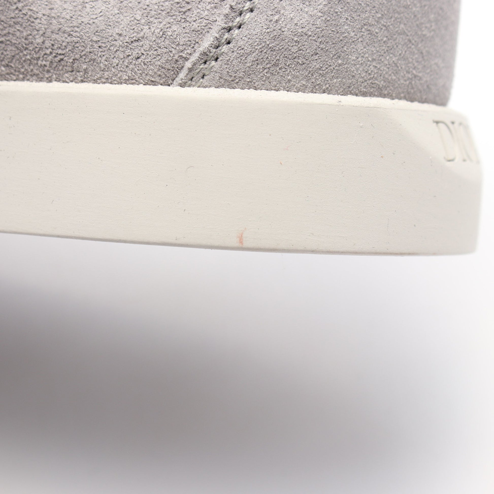 オブリーク ローファー スエード ファブリック グレー ホワイト ディオール シューズ DIOR