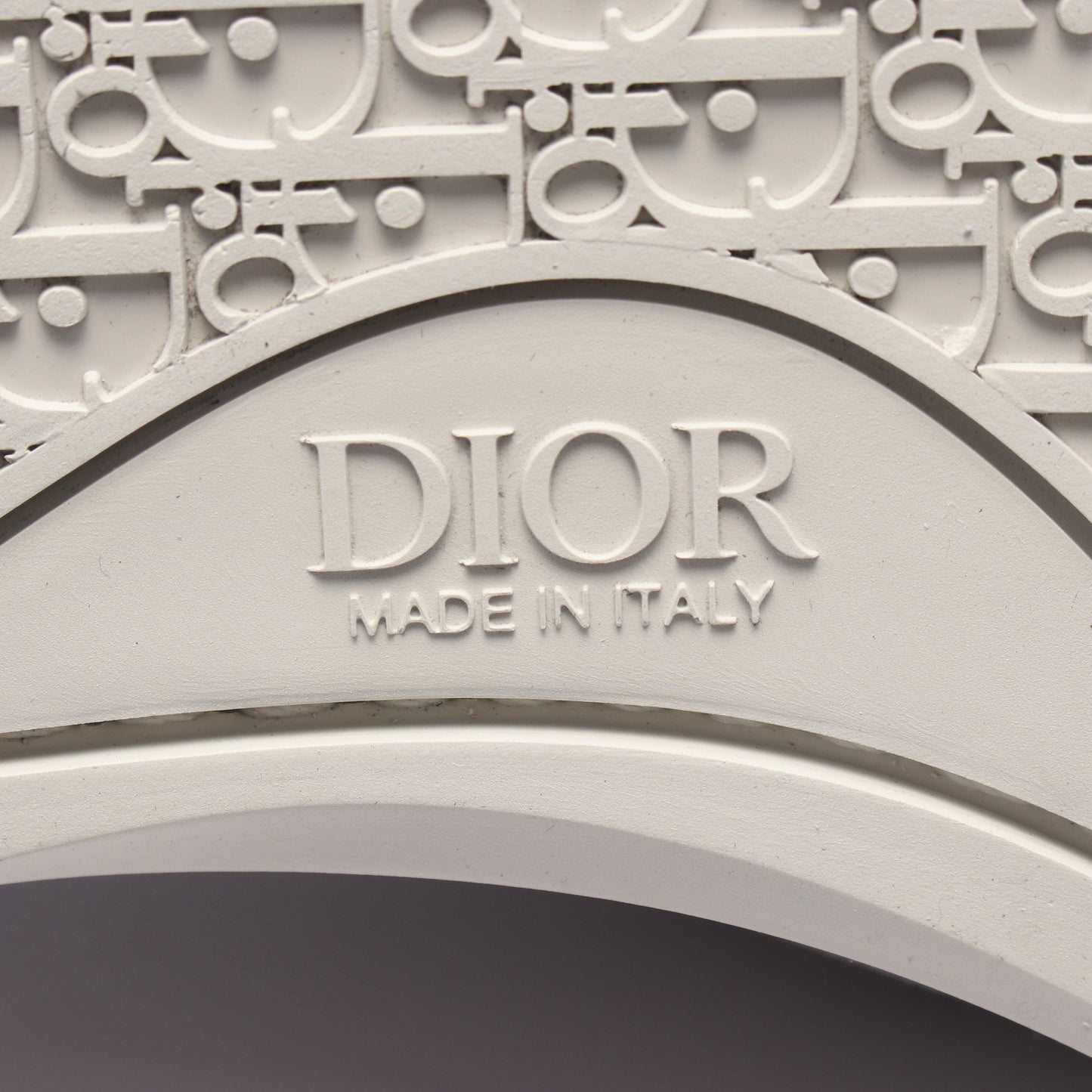 オブリーク ローファー スエード ファブリック グレー ホワイト ディオール シューズ DIOR