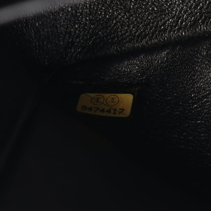 マトラッセ Wフラップ Wチェーンショルダーバッグ ツイード レザー イエロー ブラック シルバー金具 シャネル バッグ CHANEL
