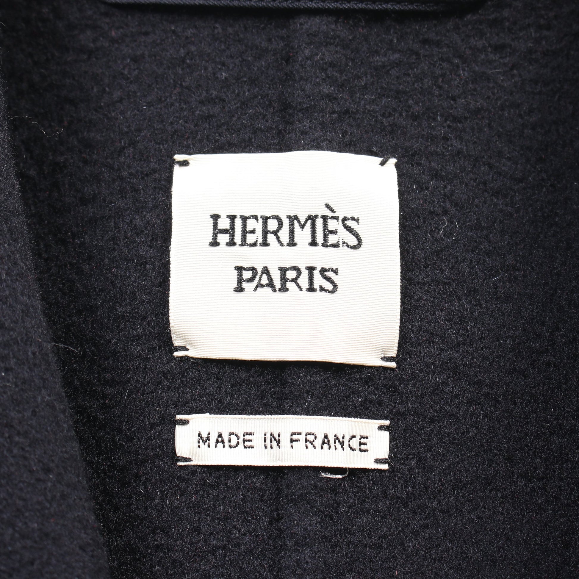 ラップコート ガウンコート カシミヤ ボルドー ネイビー エルメス アウター HERMES