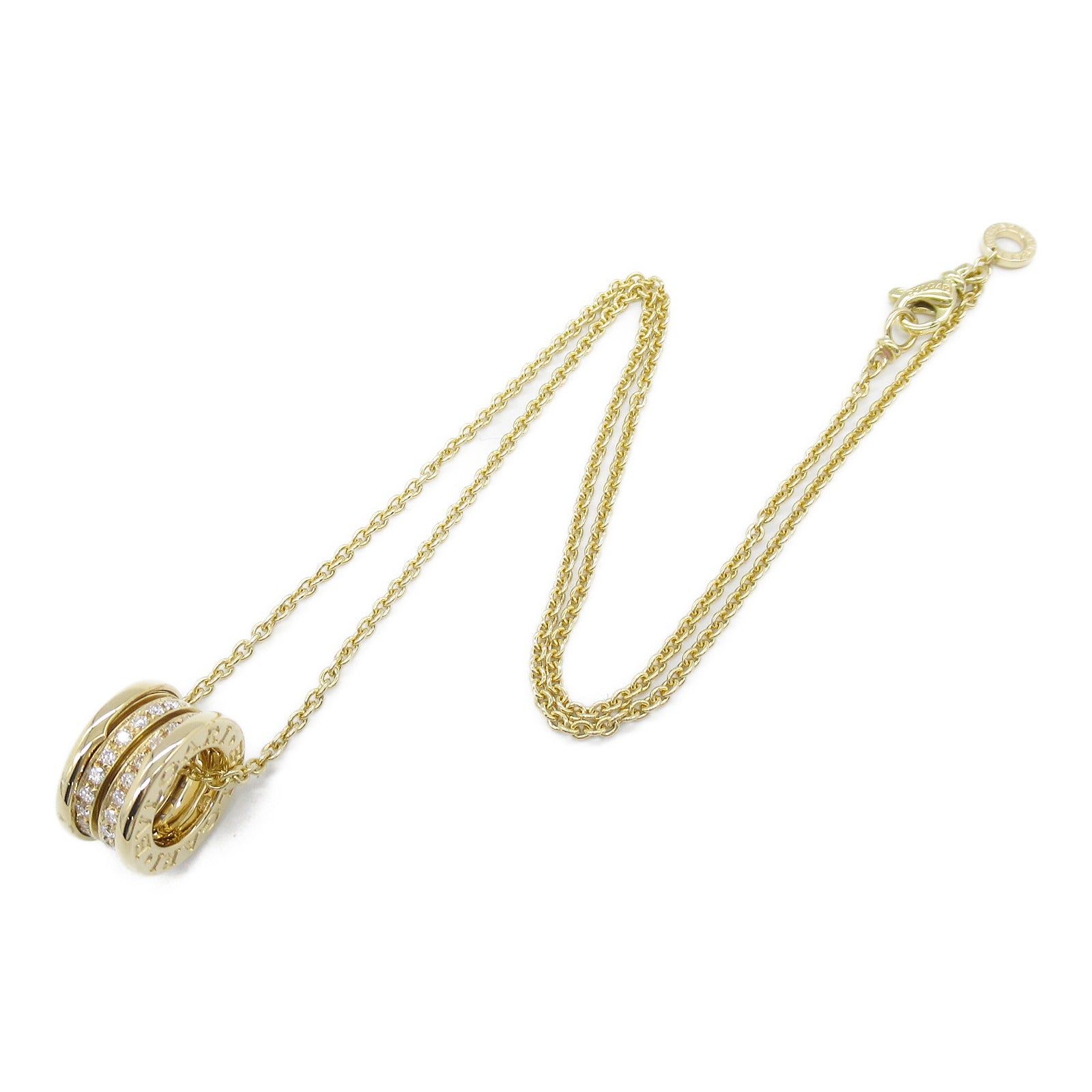 B-zero1 ビーゼロワン ダイヤ ネックレス ネックレス K18（イエローゴールド） ダイヤモンド クリア ブルガリ アクセサリー BVLGARI