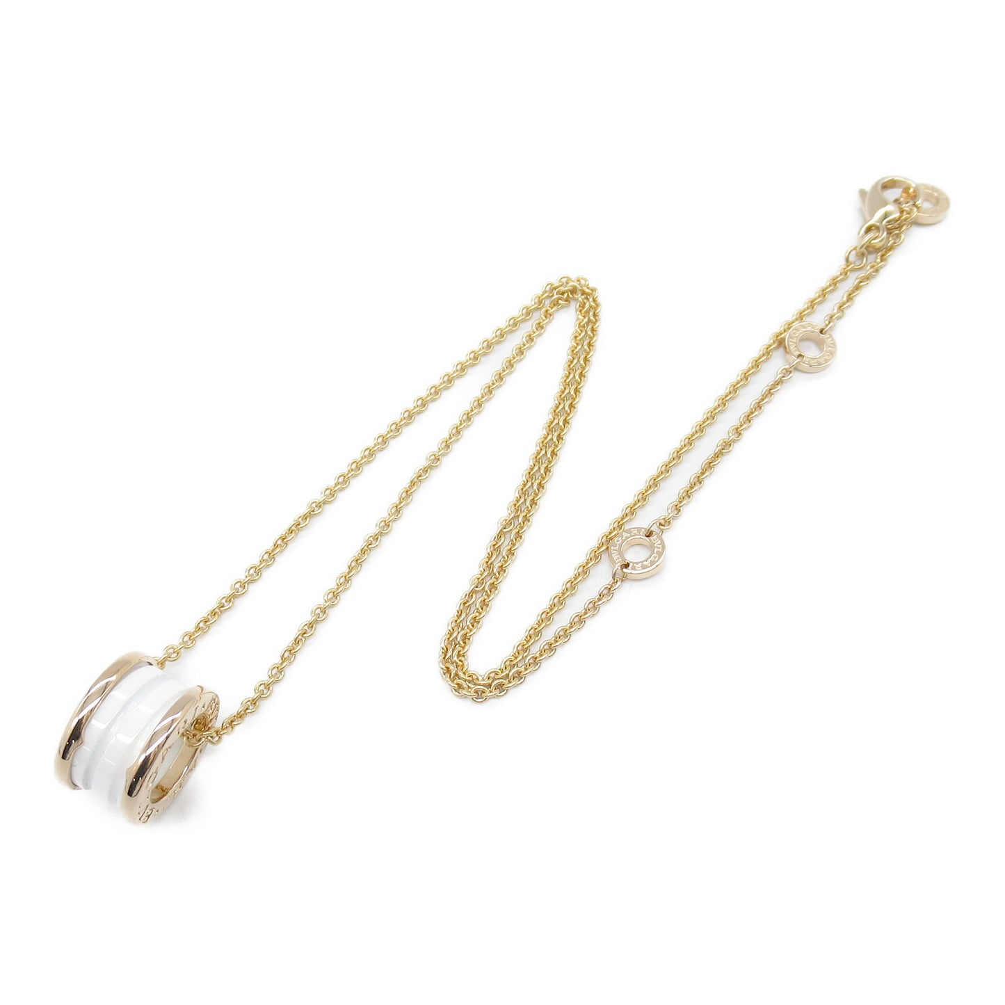 B-zero1 ビーゼロワン ネックレス ネックレス K18PG（ピンクゴールド） セラミック ホワイト ブルガリ アクセサリー BVLGARI