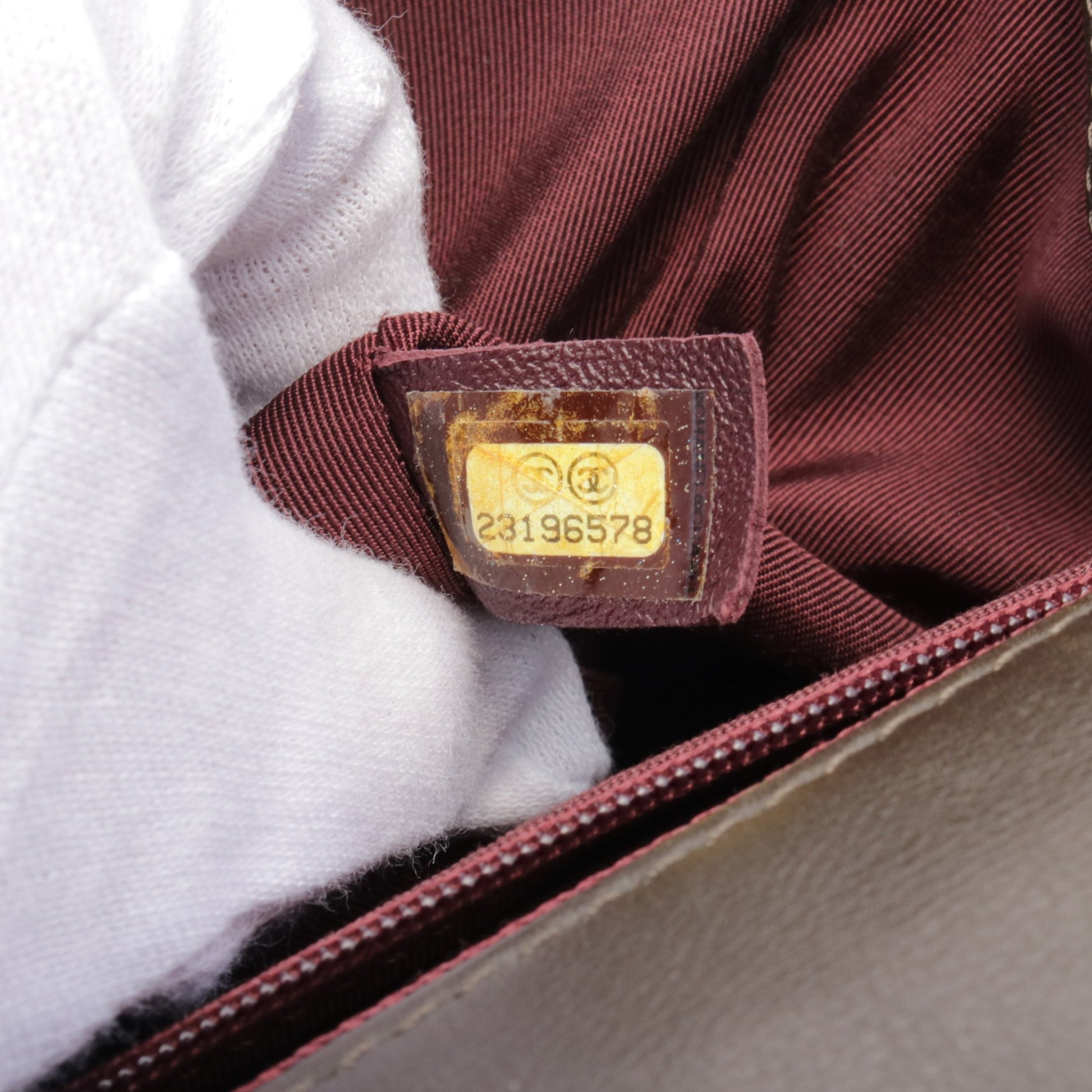 マトラッセ チェーンショルダーバッグ レザー ブラウン ゴールド金具 シャネル バッグ CHANEL