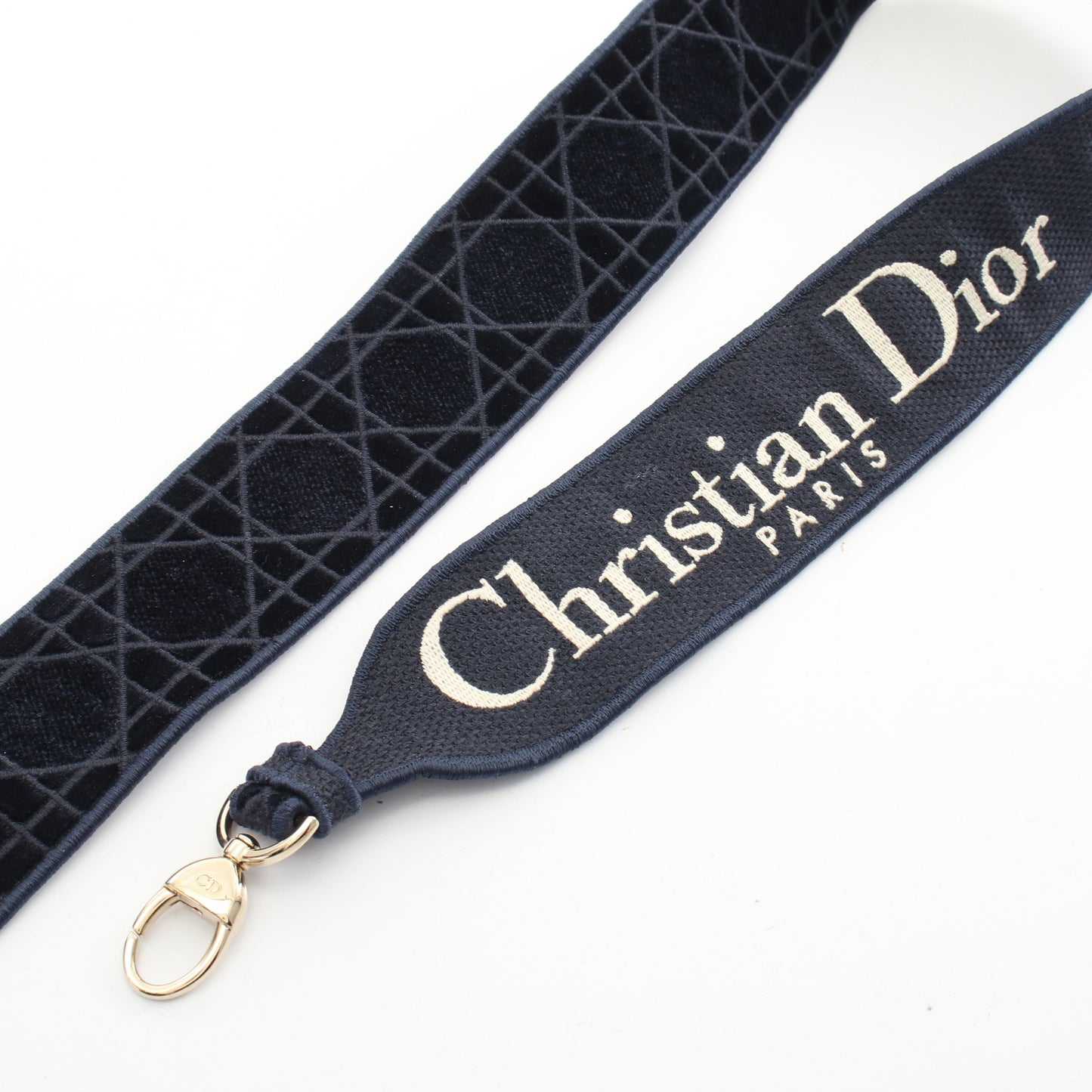 LADY D-LITE ミディアム ハンドバッグ ベロア ネイビー マルチカラー 2WAY クリスチャンディオール バッグ Christian Dior