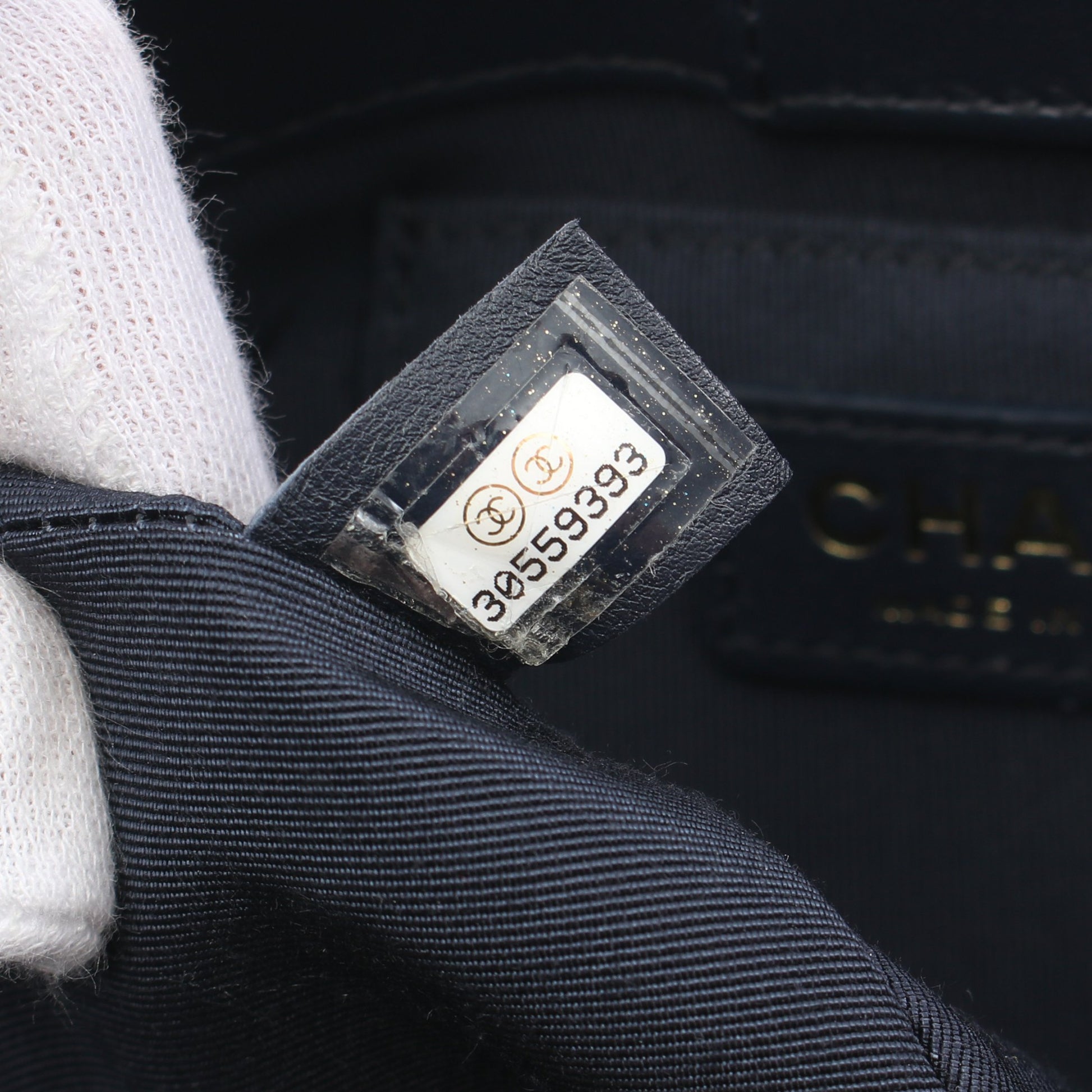 ボーイシャネル チェーンショルダーバッグ レザー ネイビー ゴールド金具 2WAY シャネル バッグ CHANEL