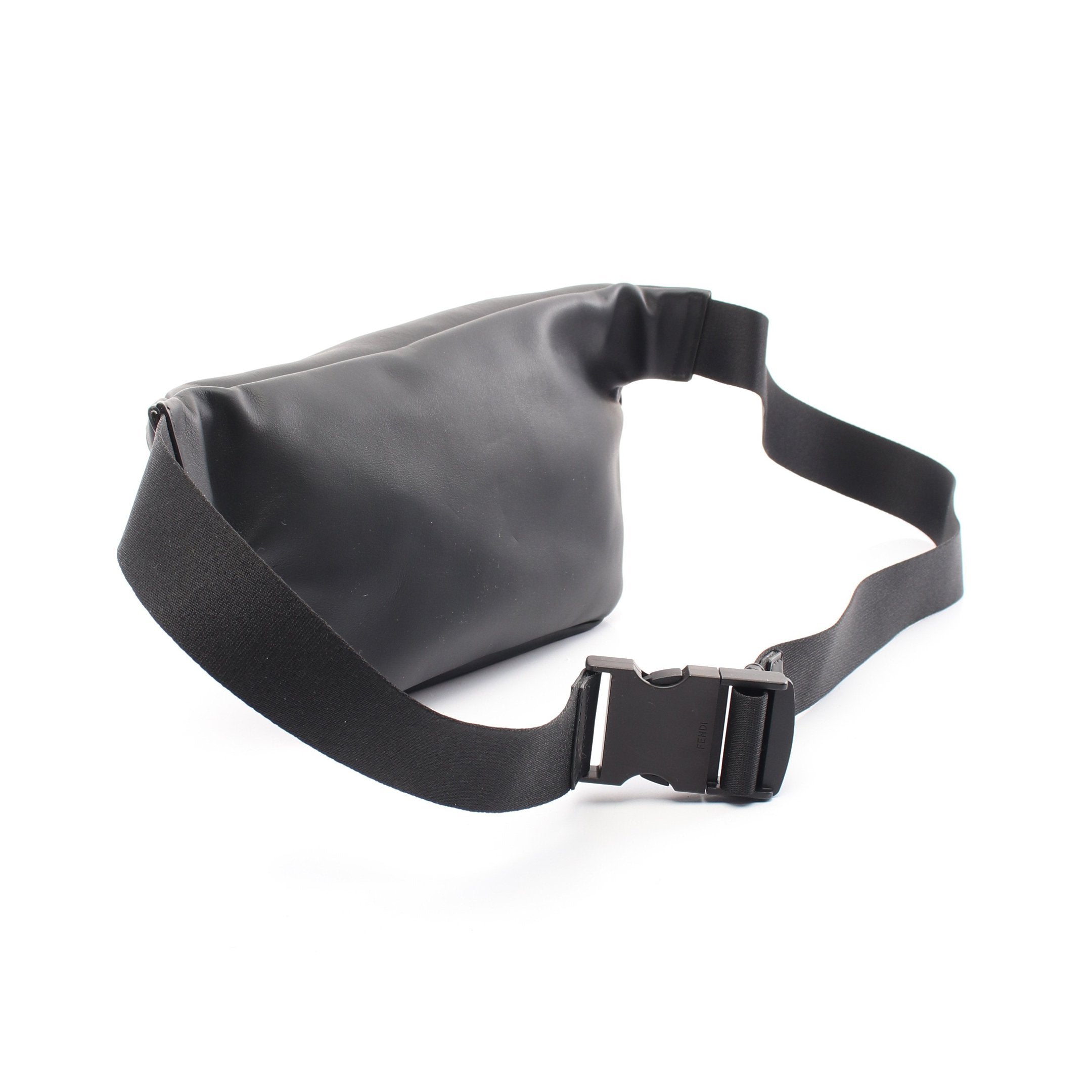 モンスター バグズアイ ボディバッグ ウエストバッグ レザー ブラック