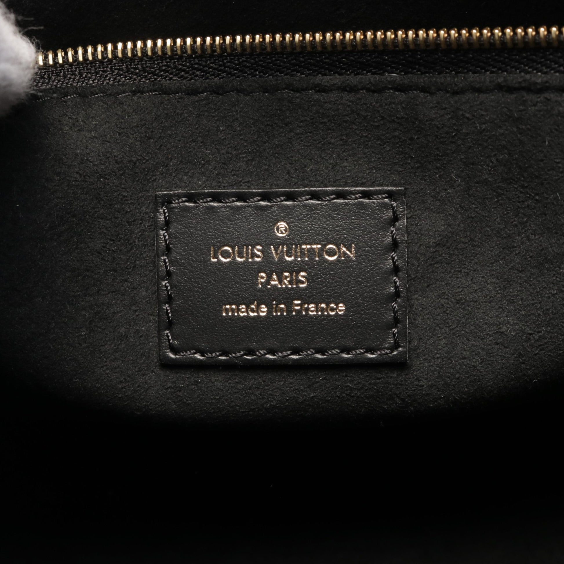オンザゴーPM モノグラムアンプラント ノワール ハンドバッグ レザー ブラック 2WAY ルイヴィトン バッグ LOUIS VUITTON