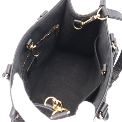 オンザゴーPM モノグラムアンプラント ノワール ハンドバッグ レザー ブラック 2WAY ルイヴィトン バッグ LOUIS VUITTON