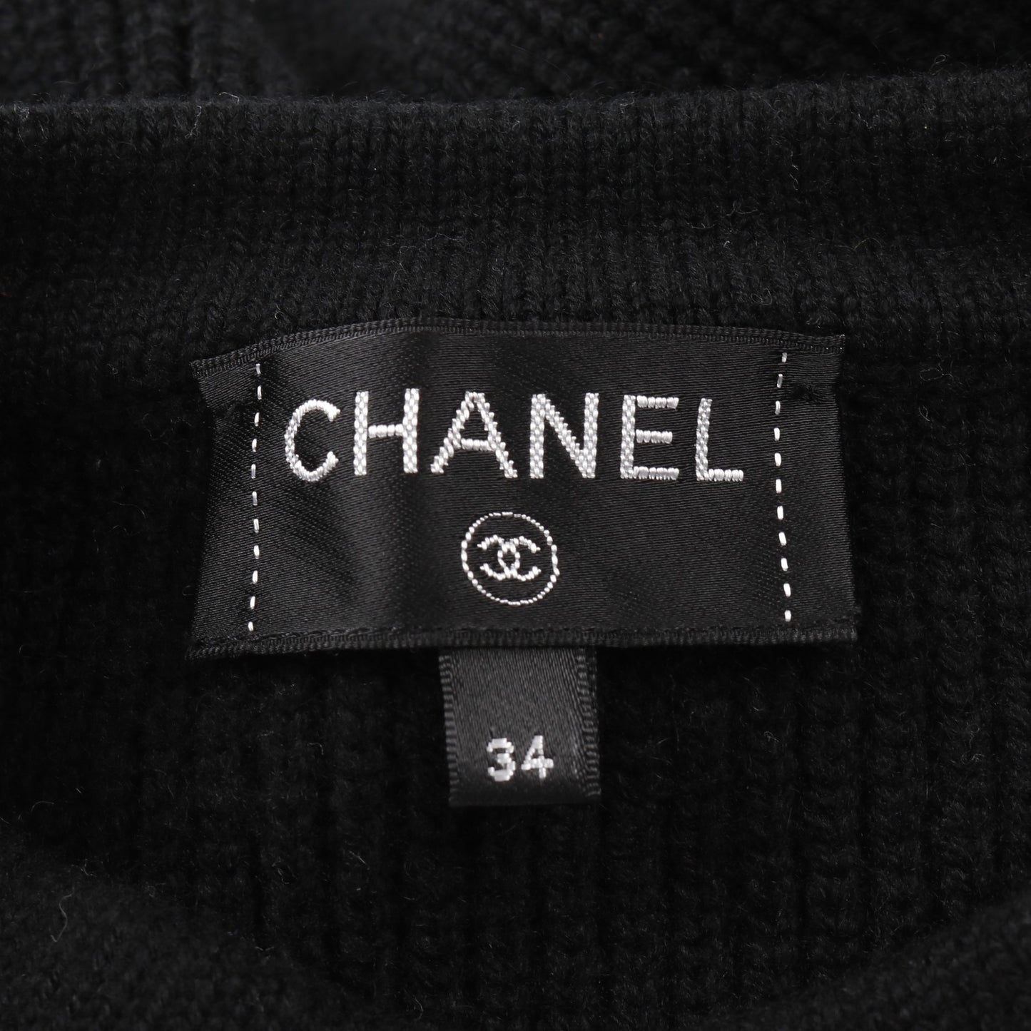 ココマークボタン カーディガン ニット ウール カシミヤ ブラック アイボリー シャネル トップス CHANEL