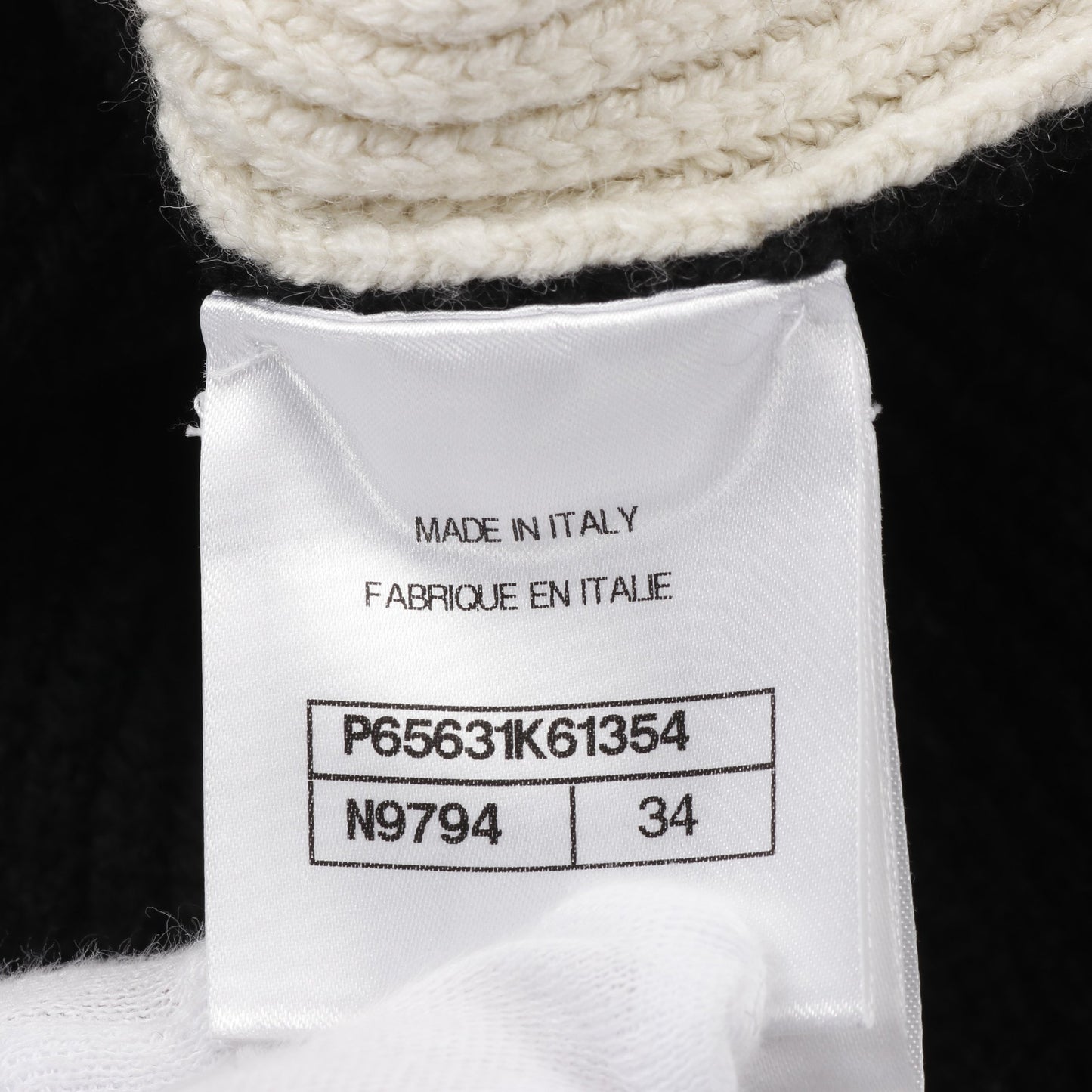 ココマークボタン カーディガン ニット ウール カシミヤ ブラック アイボリー シャネル トップス CHANEL