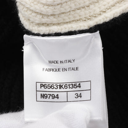 ココマークボタン カーディガン ニット ウール カシミヤ ブラック アイボリー シャネル トップス CHANEL