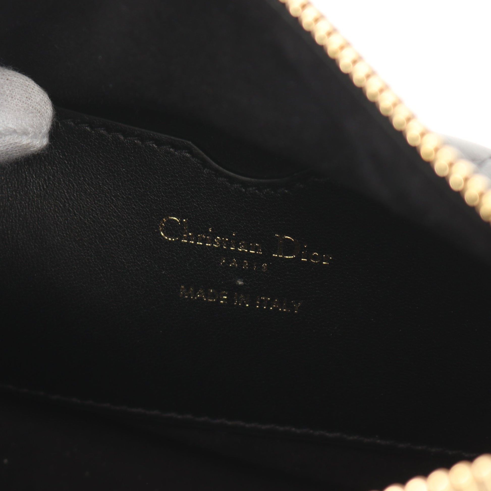 VIBE ホーボー カナージュ ショルダーバッグ レザー ブラック ホワイト 2WAY クリスチャンディオール バッグ Christian Dior