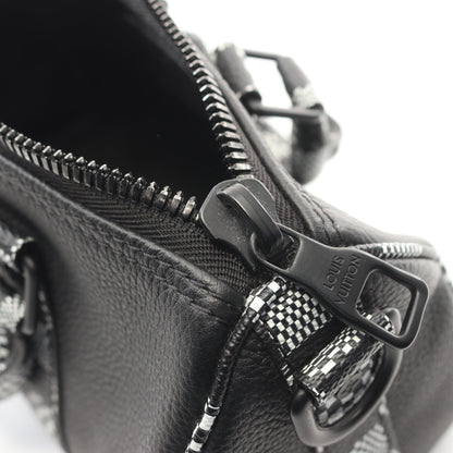 シティ キーポル XS ダミエディストーテッド ハンドバッグ レザー PVC ブラック 2WAY ルイヴィトン バッグ LOUIS VUITTON