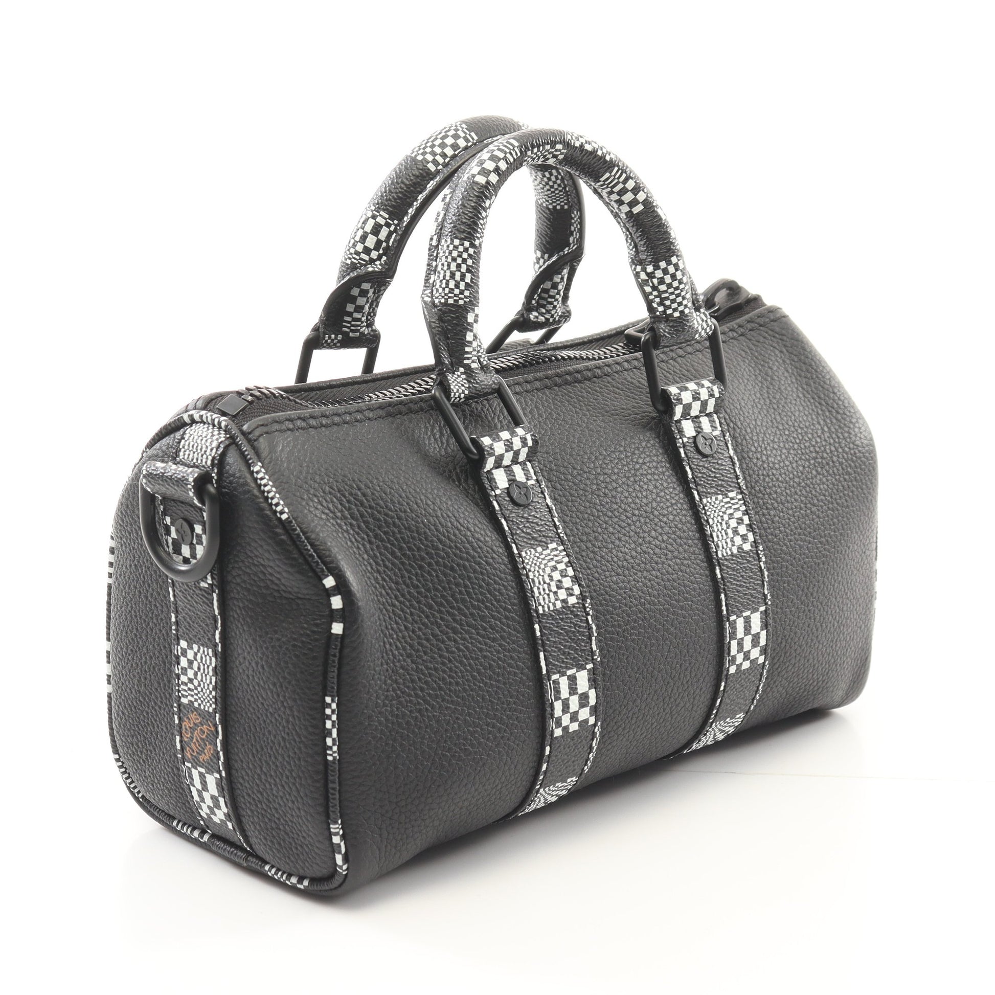 シティ キーポル XS ダミエディストーテッド ハンドバッグ レザー PVC ブラック 2WAY ルイヴィトン バッグ LOUIS VUITTON