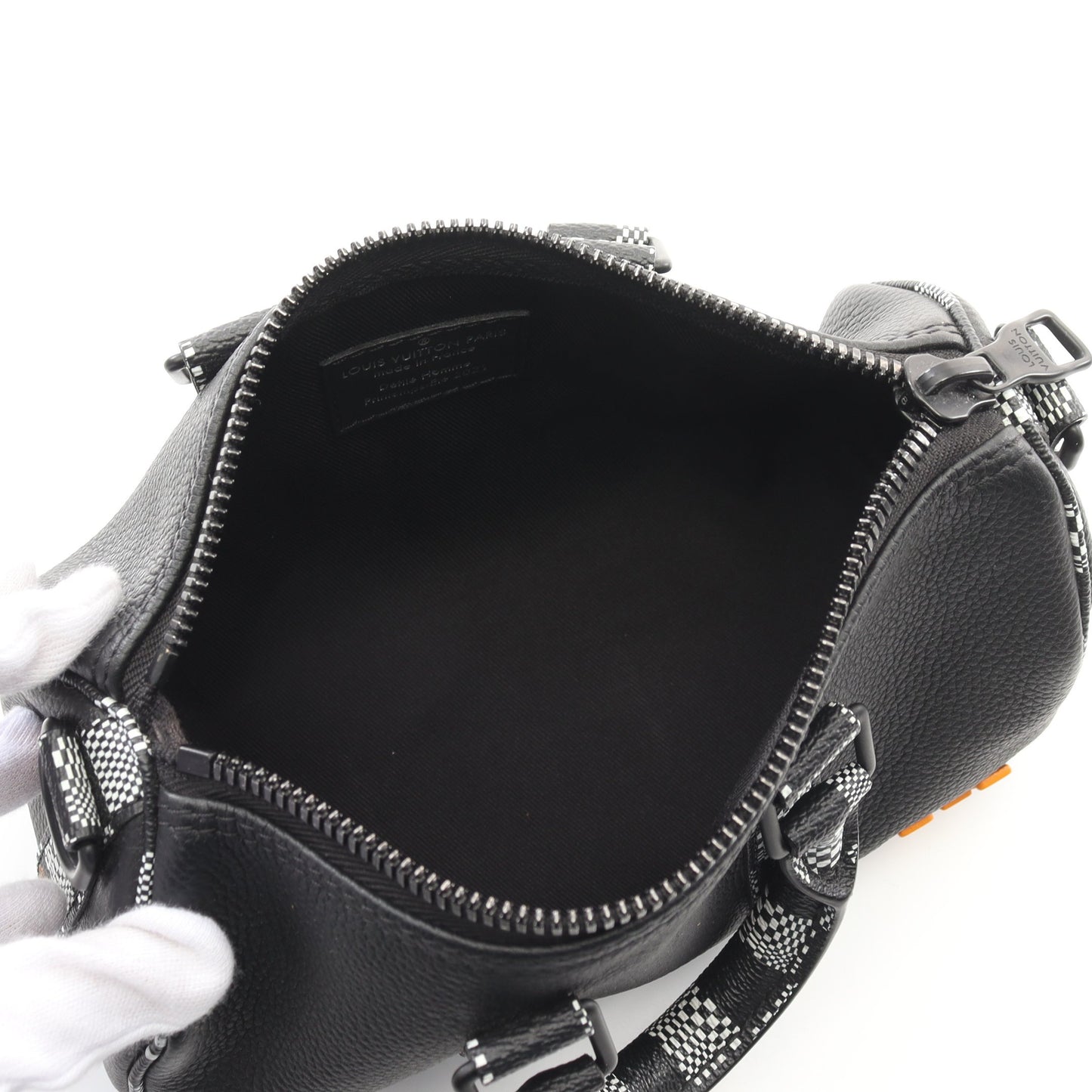 シティ キーポル XS ダミエディストーテッド ハンドバッグ レザー PVC ブラック 2WAY ルイヴィトン バッグ LOUIS VUITTON