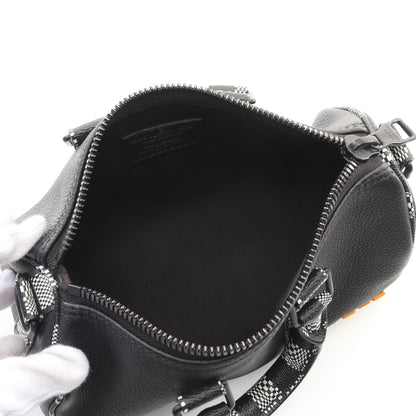 シティ キーポル XS ダミエディストーテッド ハンドバッグ レザー PVC ブラック 2WAY ルイヴィトン バッグ LOUIS VUITTON