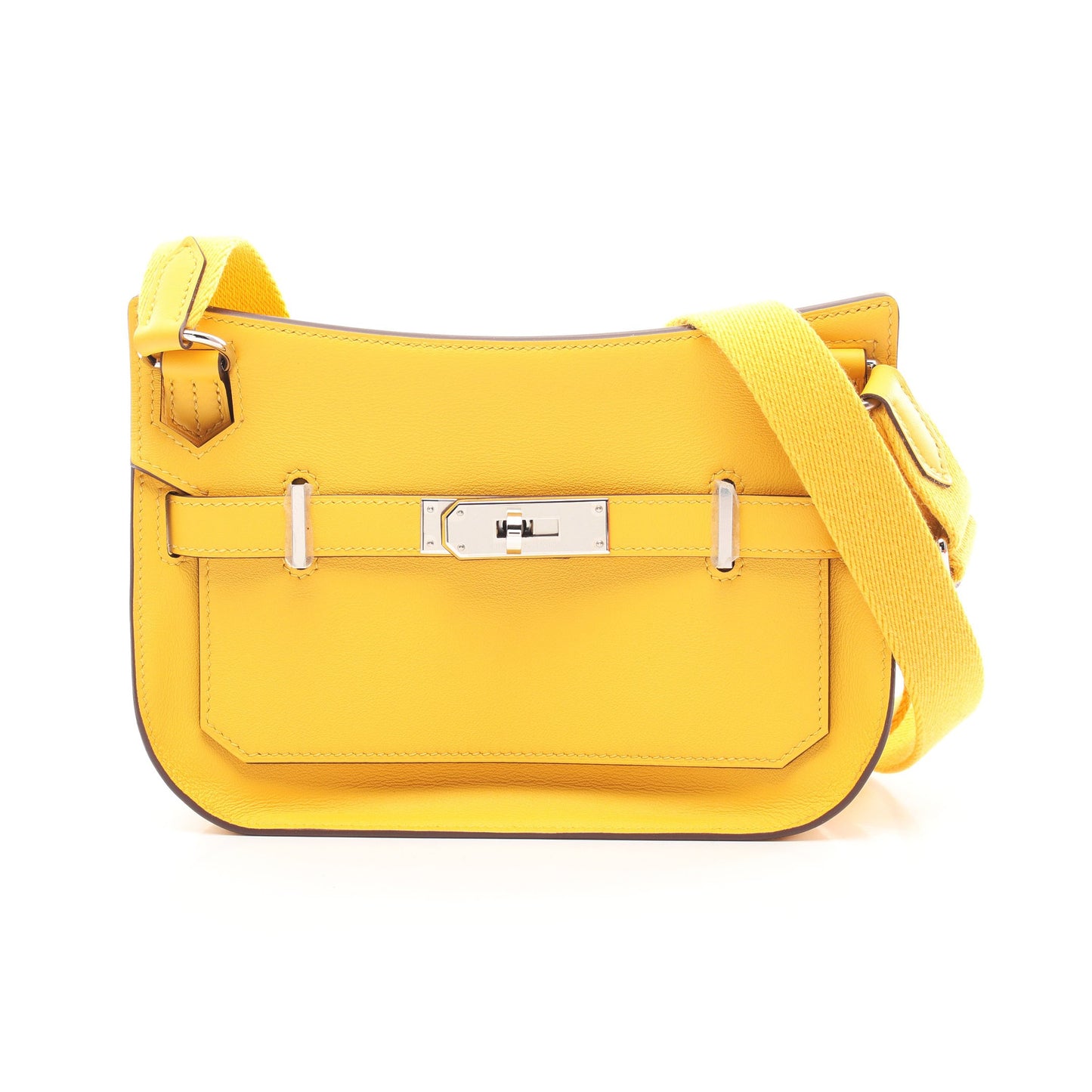 ジプシエール ミニ ジョーヌナプル ショルダーバッグ ヴォースイフト イエロー シルバー金具 U刻印 エルメス バッグ HERMES
