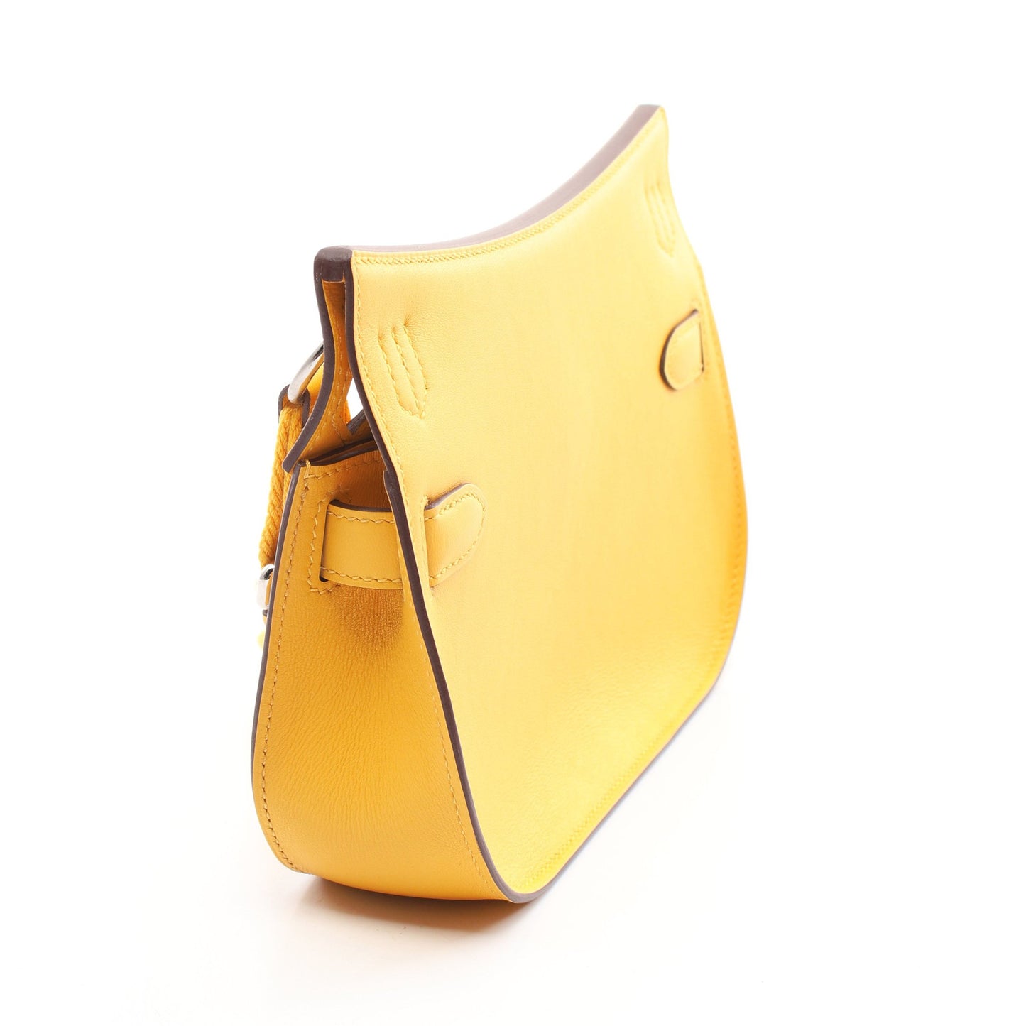 ジプシエール ミニ ジョーヌナプル ショルダーバッグ ヴォースイフト イエロー シルバー金具 U刻印 エルメス バッグ HERMES