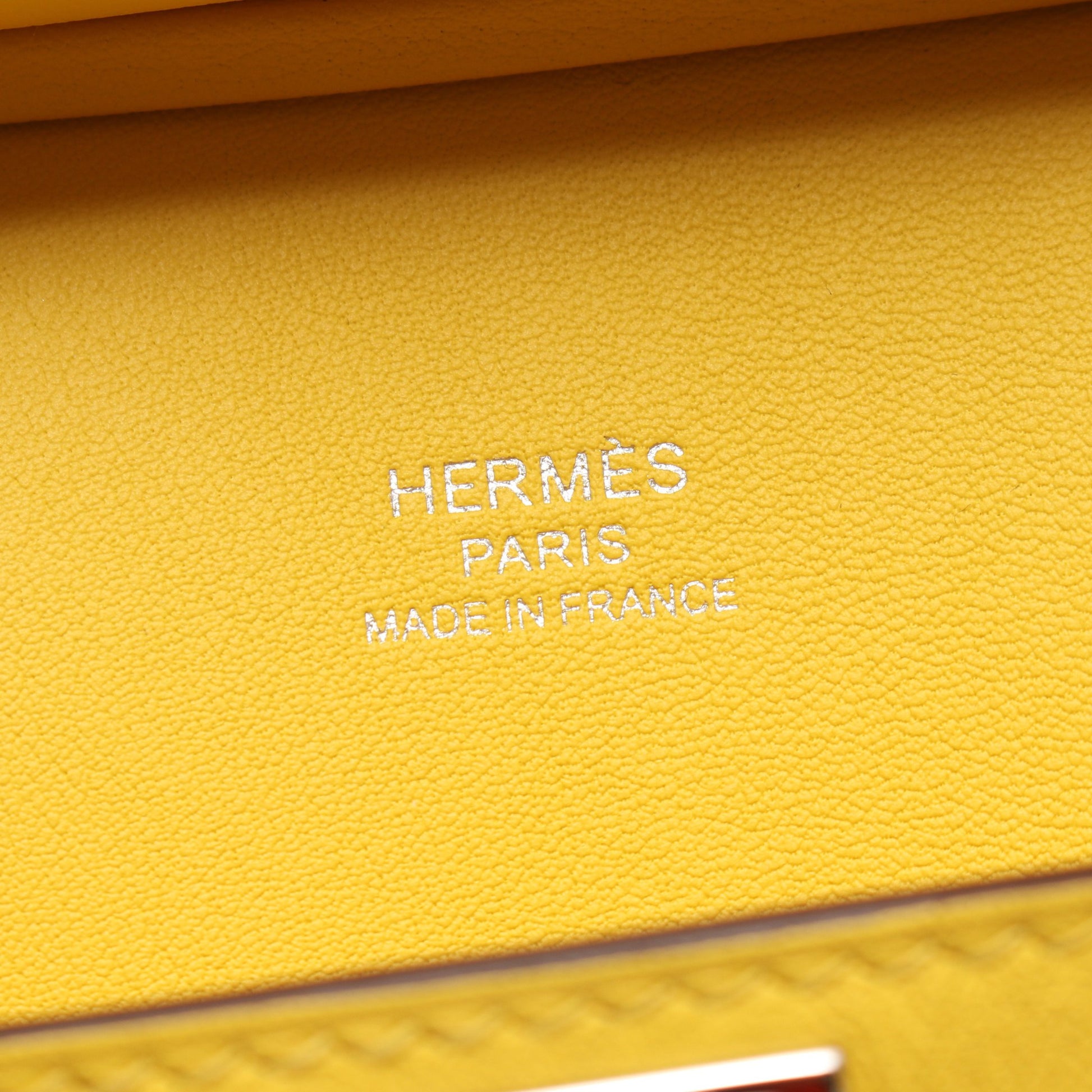 ジプシエール ミニ ジョーヌナプル ショルダーバッグ ヴォースイフト イエロー シルバー金具 U刻印 エルメス バッグ HERMES