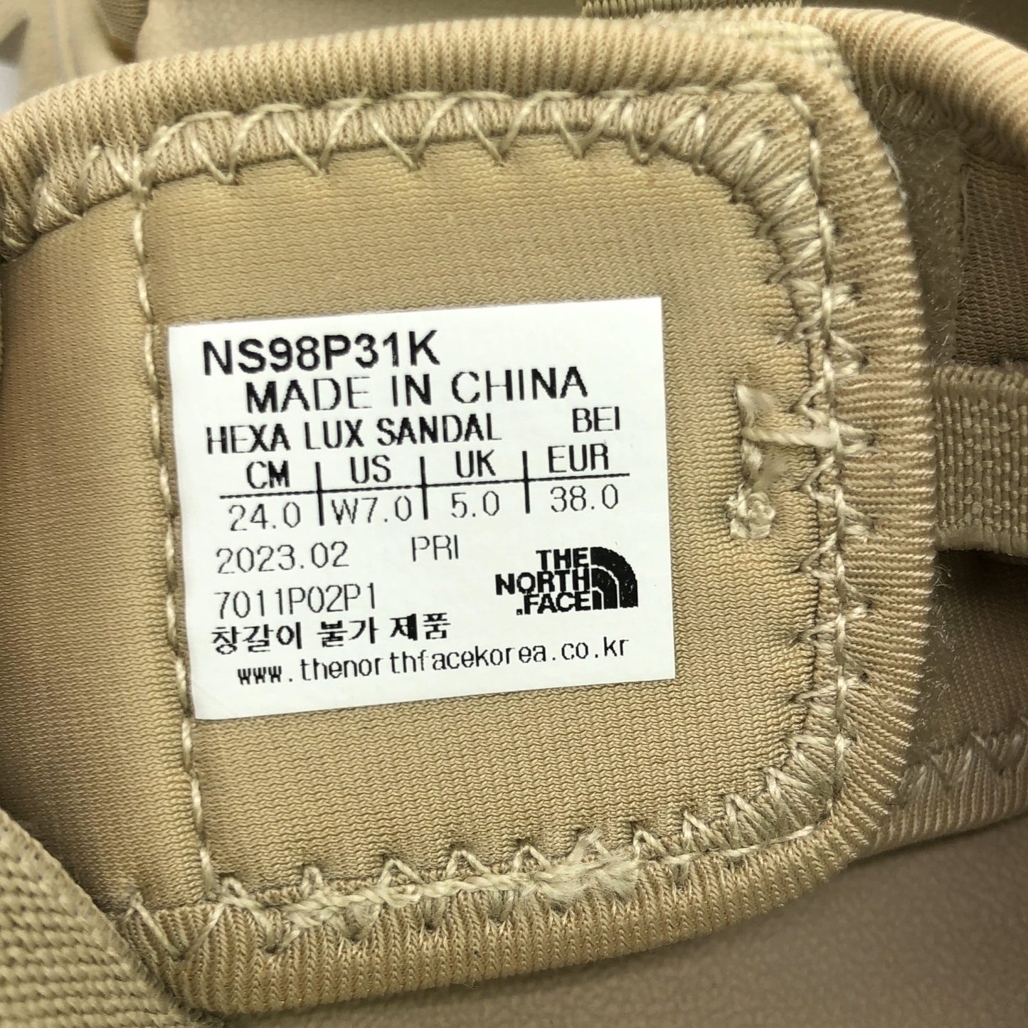 サンダル ベージュ サンダル ファブリック ベージュ ザノースフェイス シューズ THE NORTH FACE