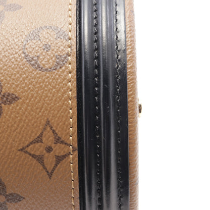 カンヌ モノグラムリバース ハンドバッグ バニティバッグ PVC レザー ブラウン ブラック 2WAY ルイヴィトン バッグ LOUIS VUITTON
