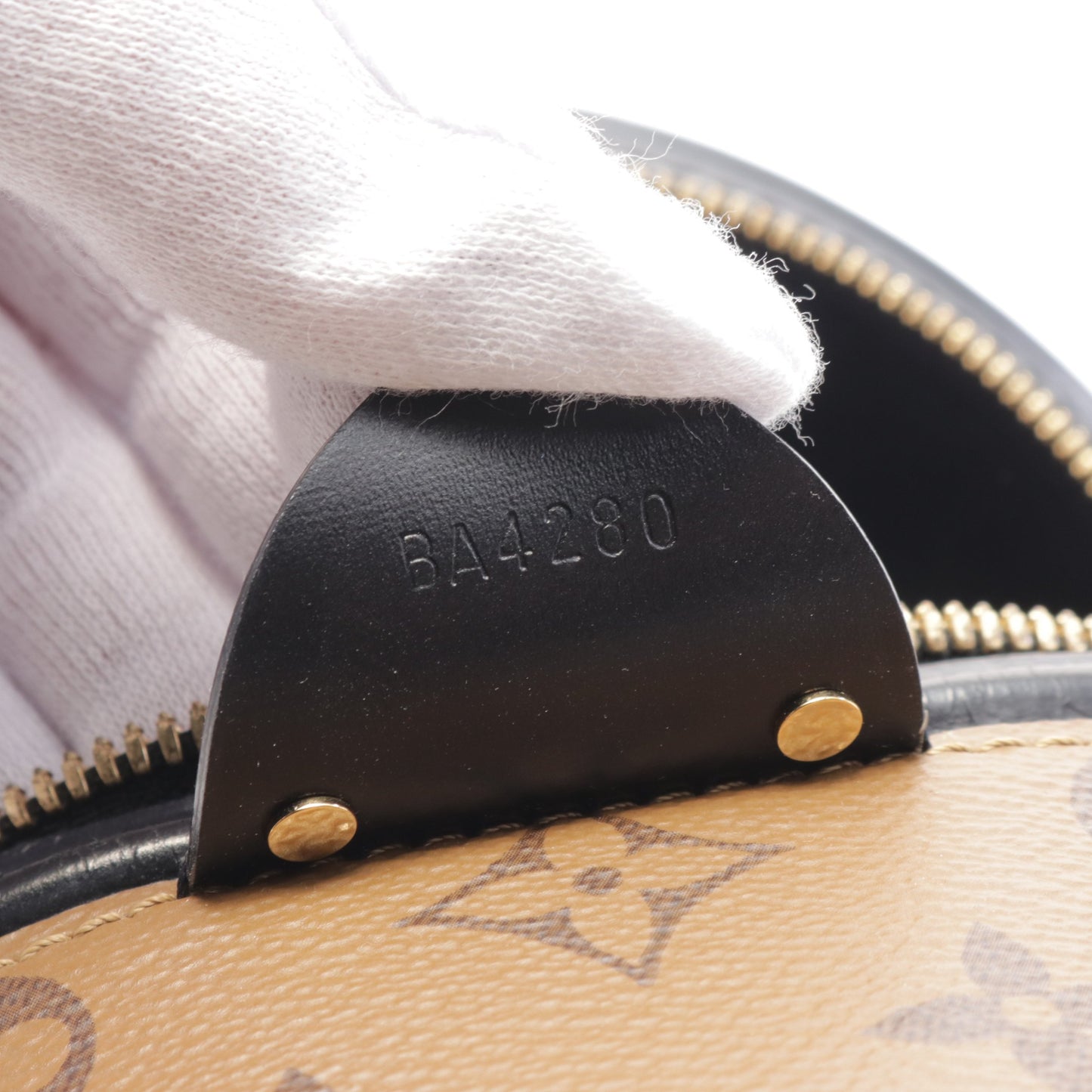 カンヌ モノグラムリバース ハンドバッグ バニティバッグ PVC レザー ブラウン ブラック 2WAY ルイヴィトン バッグ LOUIS VUITTON