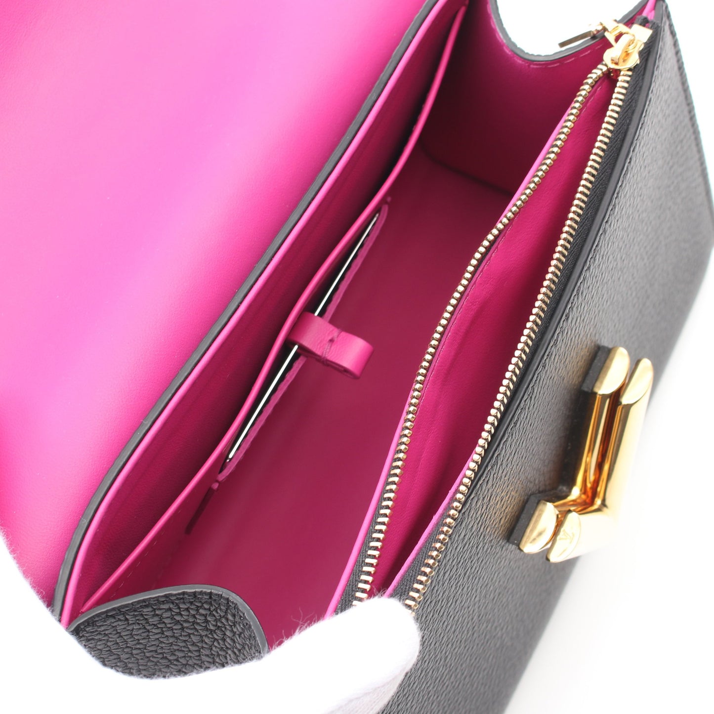 ツイスト ワンハンドル PM ノワール ハンドバッグ レザー ブラック 2WAY ルイヴィトン バッグ LOUIS VUITTON