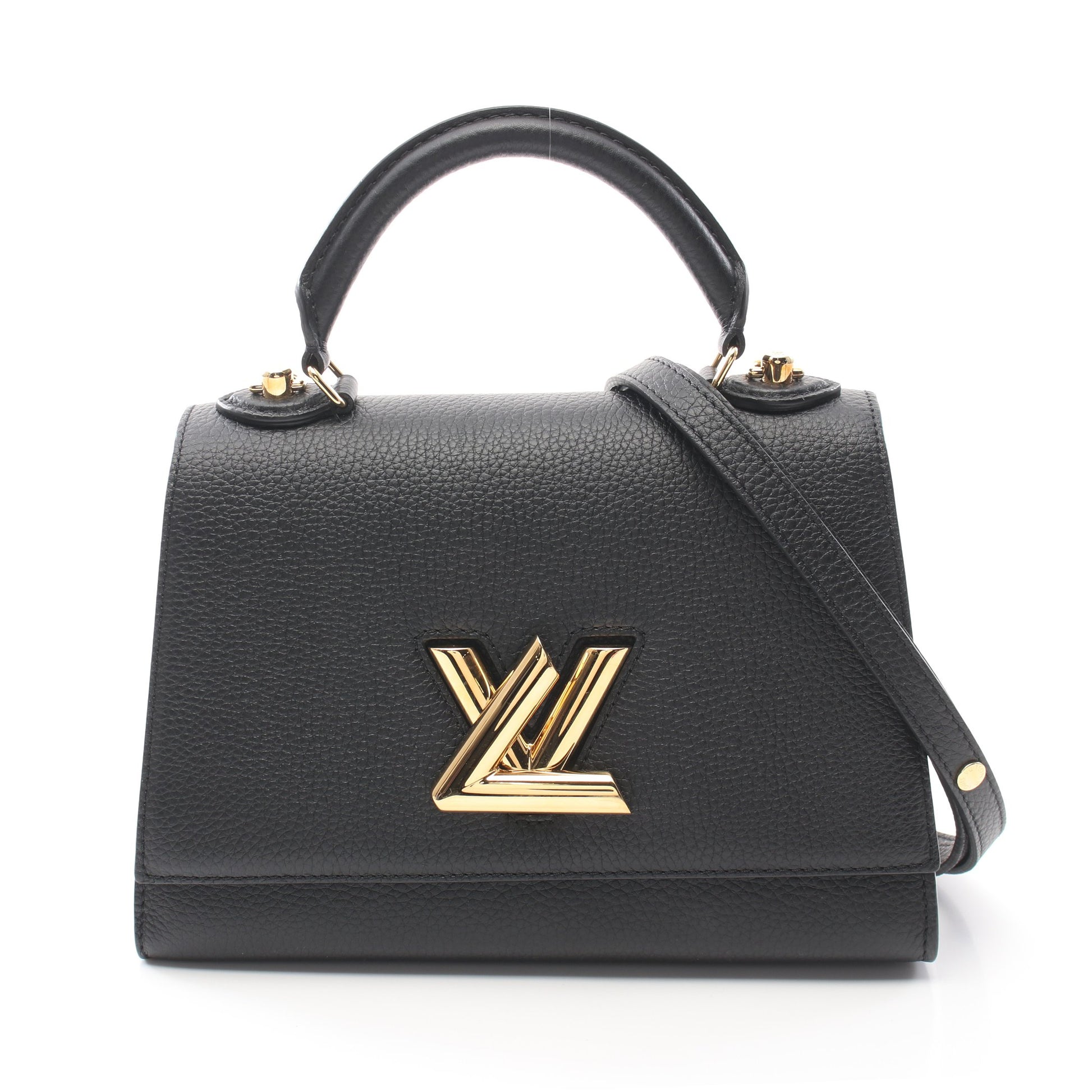 ツイスト ワンハンドル PM ノワール ハンドバッグ レザー ブラック 2WAY ルイヴィトン バッグ LOUIS VUITTON
